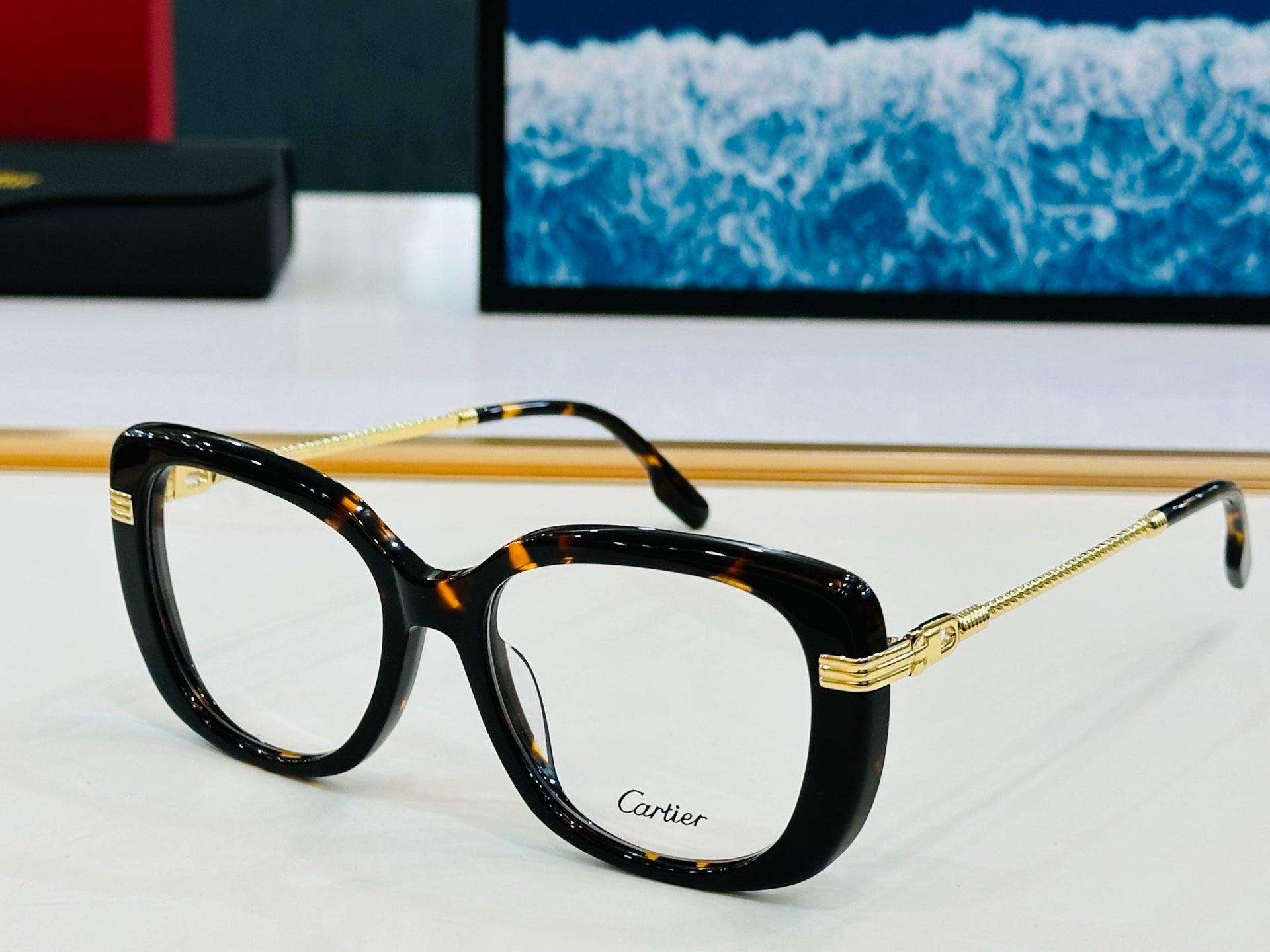 C DE SQUARE FRAME SUNGLASSES CT0377 IN ACETATE