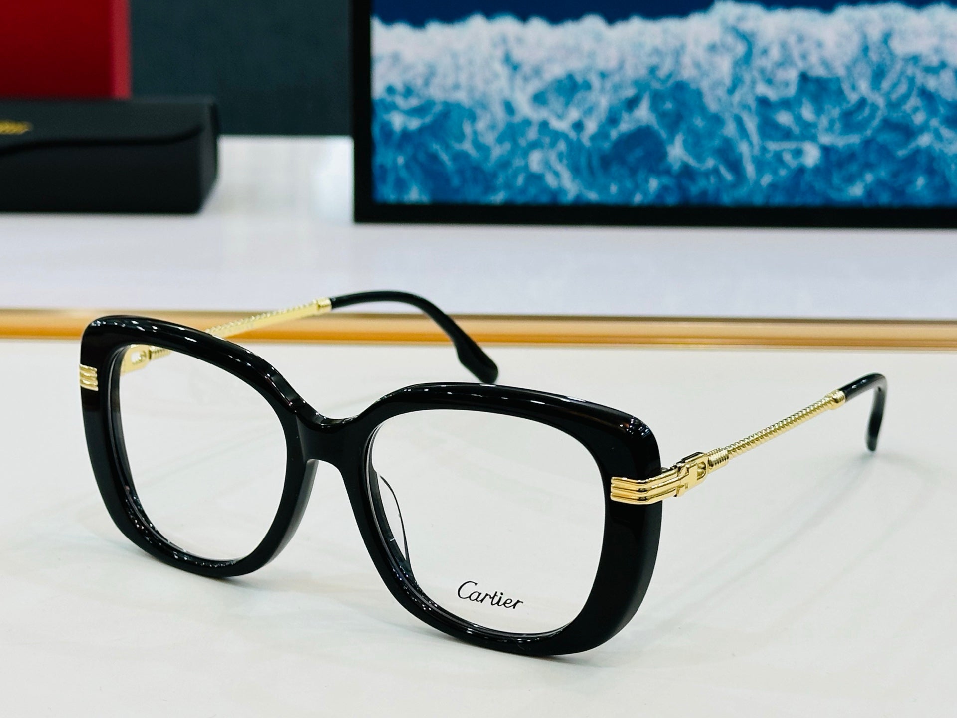 C DE SQUARE FRAME SUNGLASSES CT0377 IN ACETATE