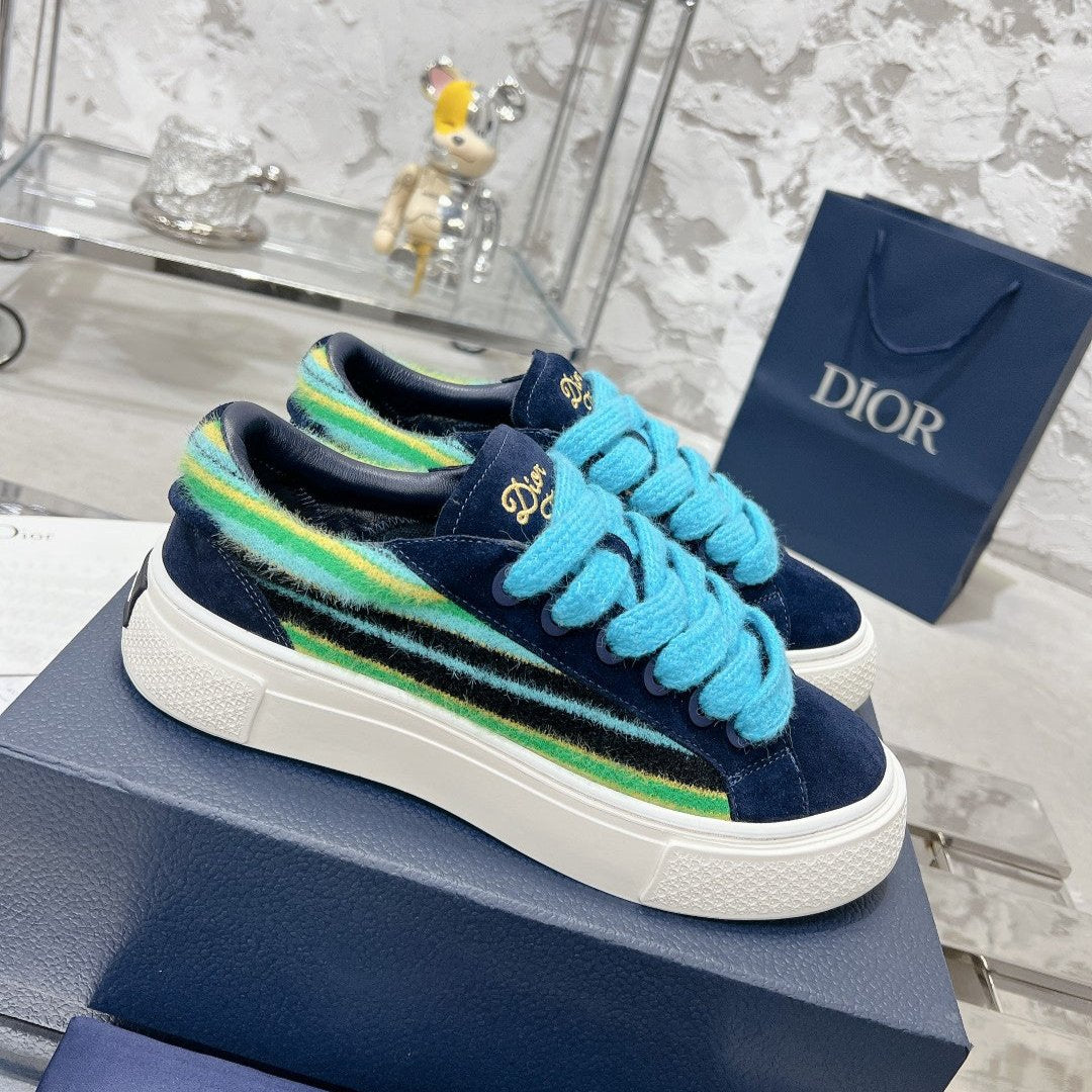 CD B33 Sneaker 30mm In Colorful Suede  100654