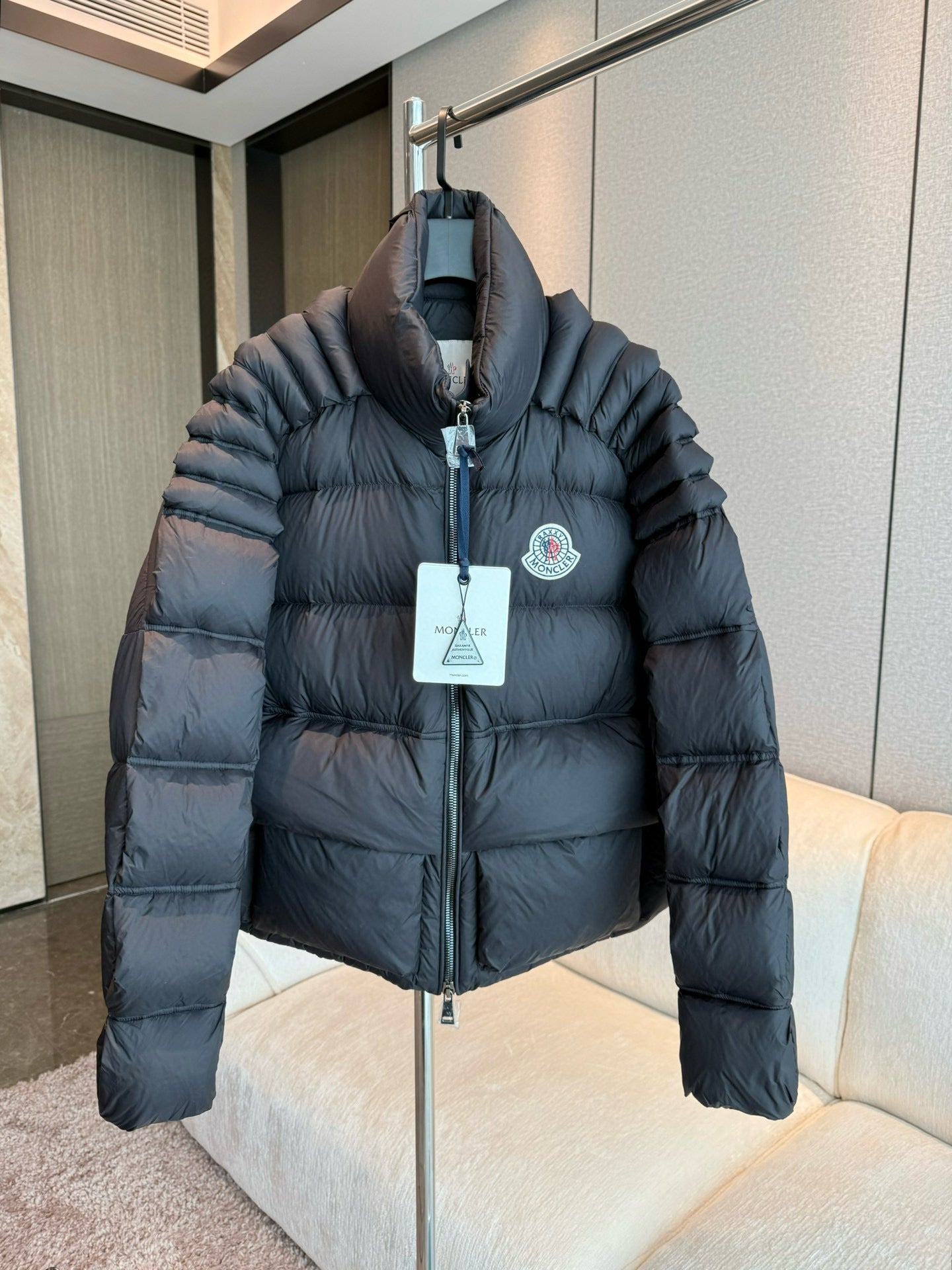 MC x Christopher Raxxy Jacket Black Polyester 0024