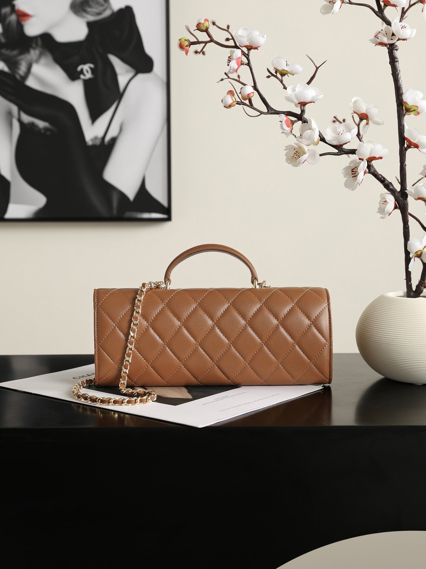 Chanel 2026 Classic Top Handle Bag 25cm Calfskin