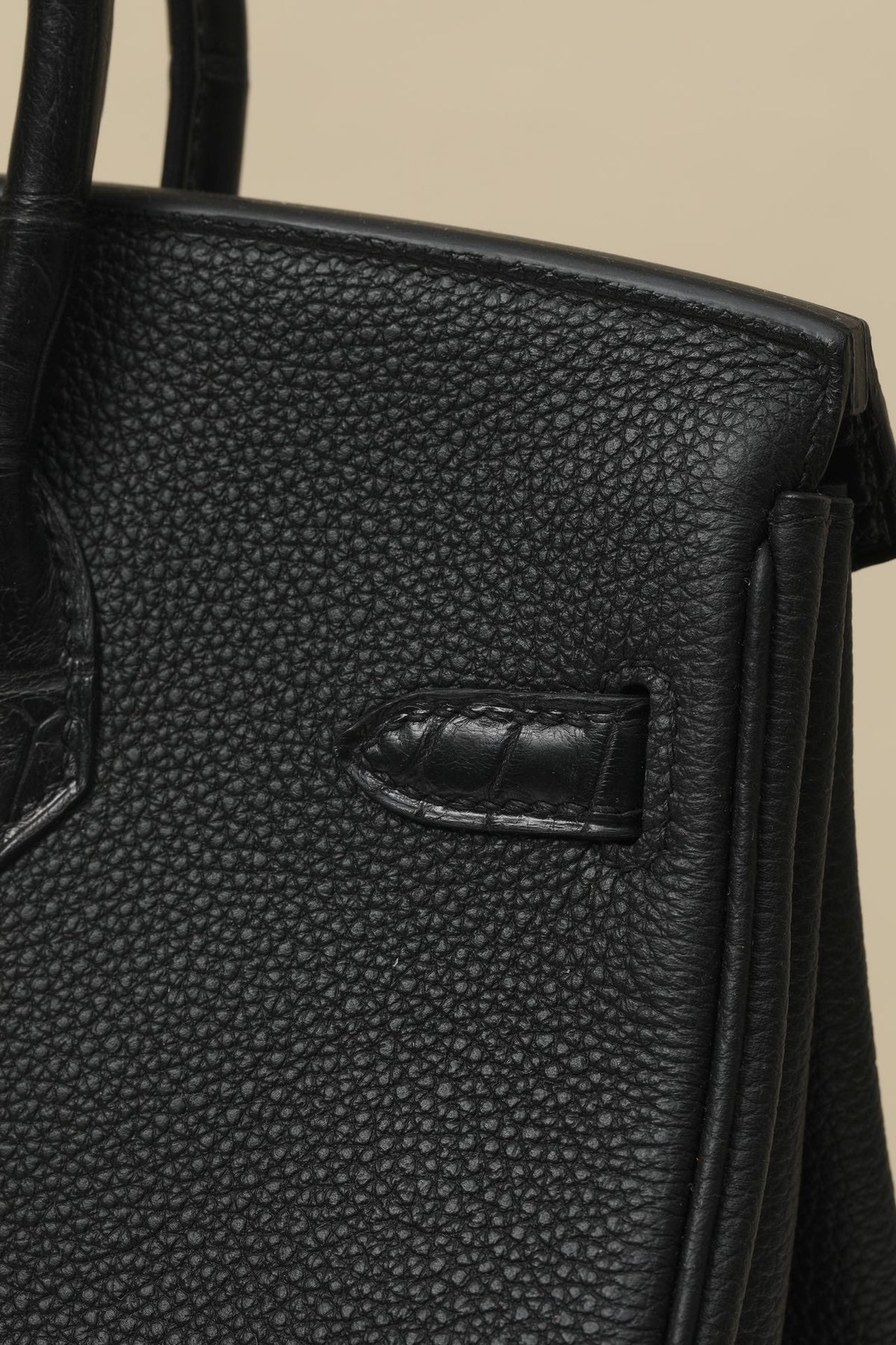 High-end Hermes 2026 Birkin Bag 25cm Togo And Crocodile Leather