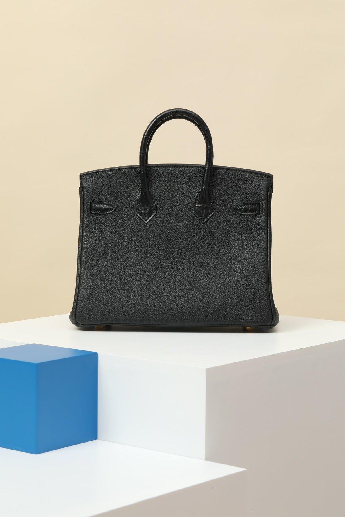 High-end Hermes 2026 Birkin Bag 25cm Togo And Crocodile Leather