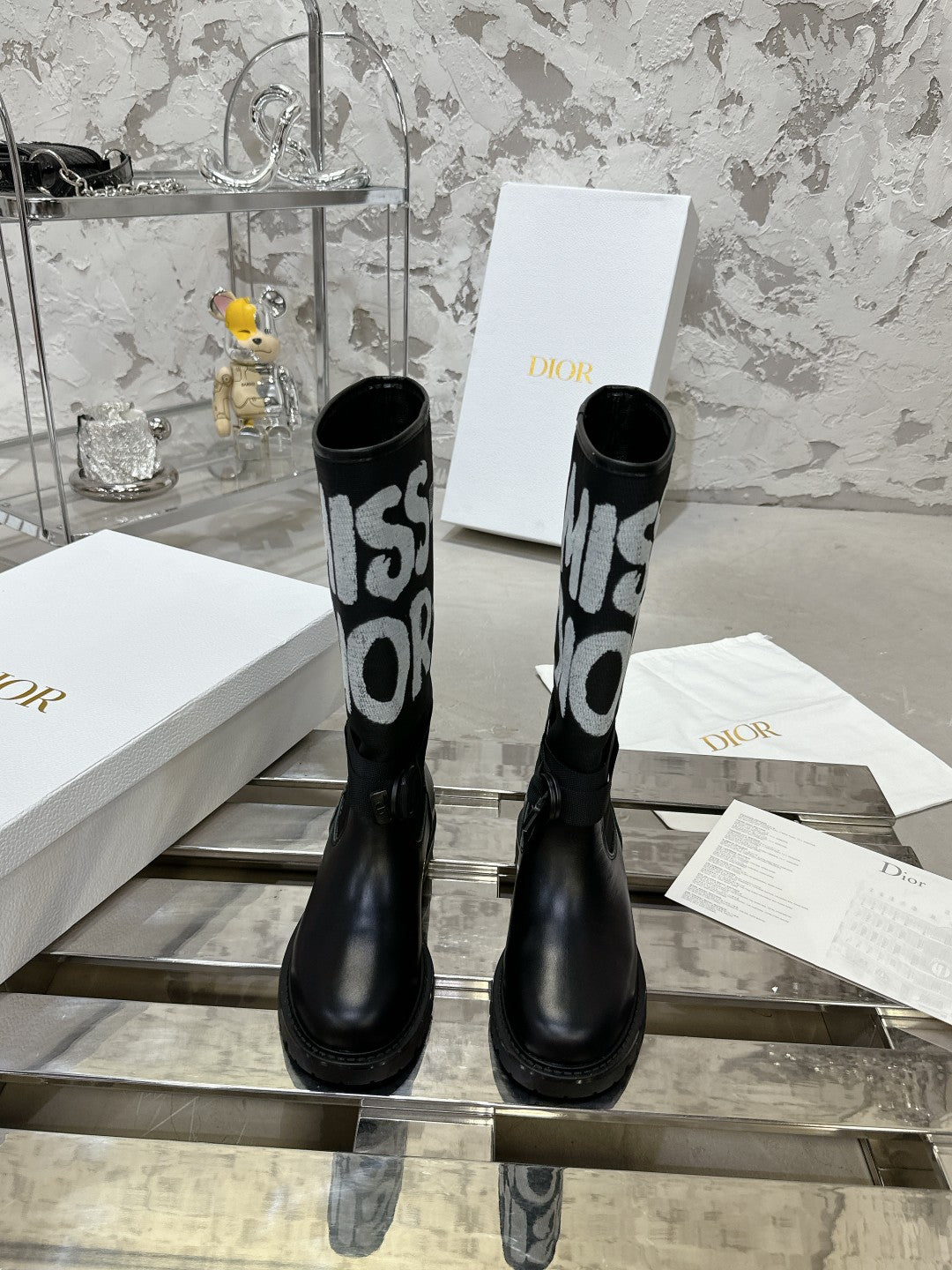 CD D-Major Boot In Black Canvas  100576