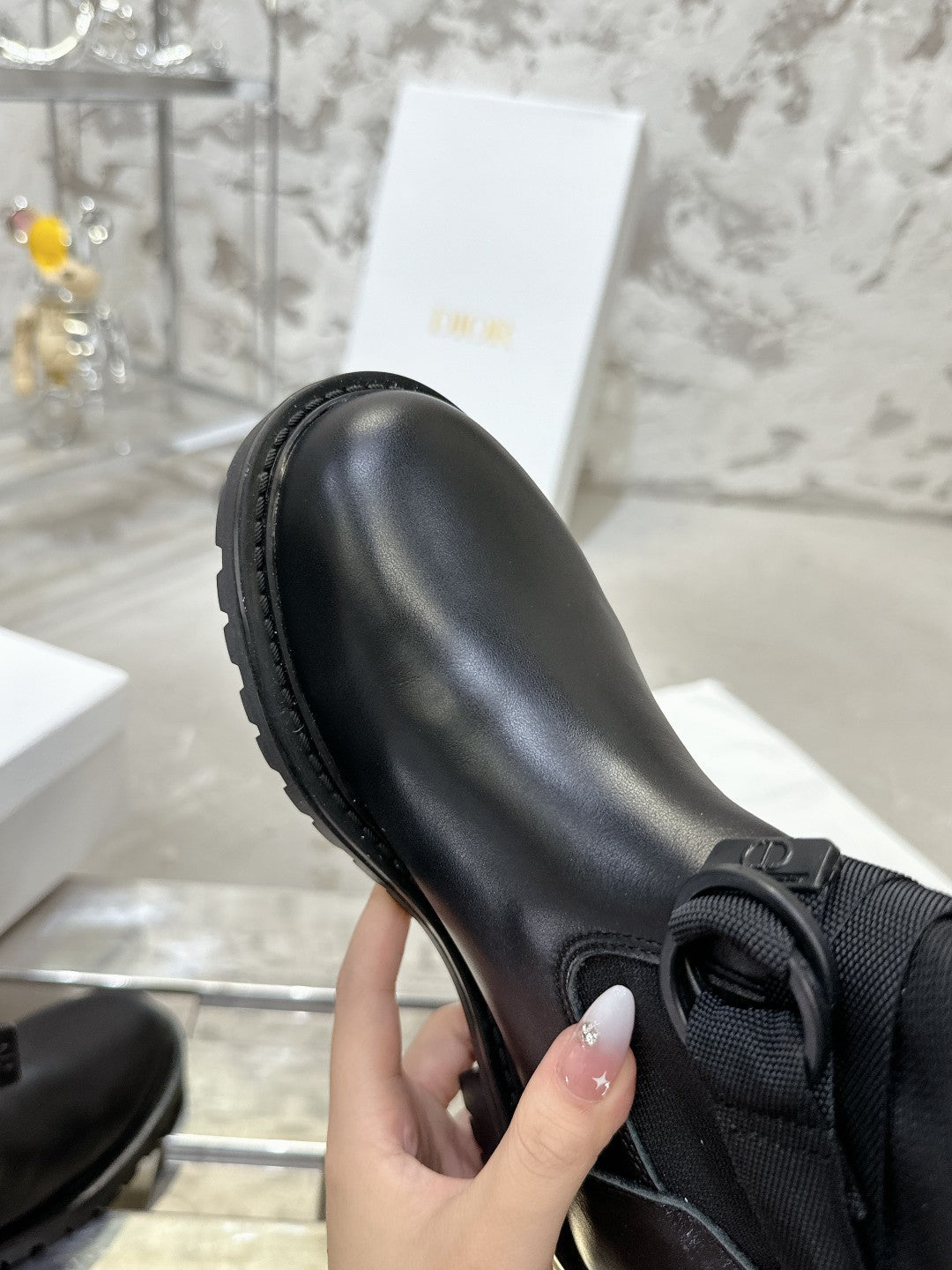 CD D-Major Boot In Black Canvas  100576