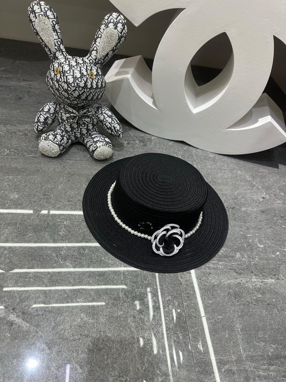 Chanel Straw Hat With Flower 262141