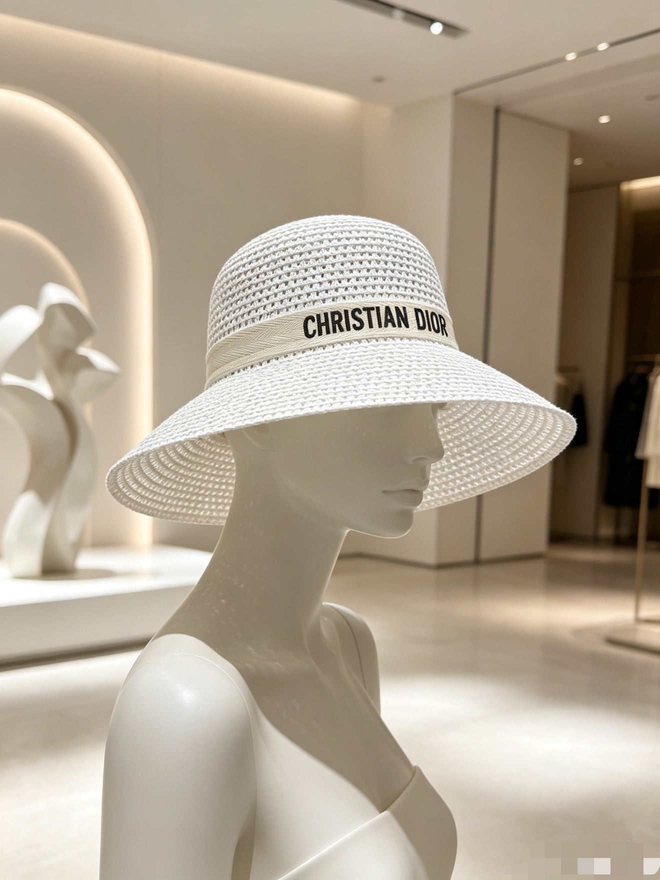 Dior Wide Brim Straw Hat 280801