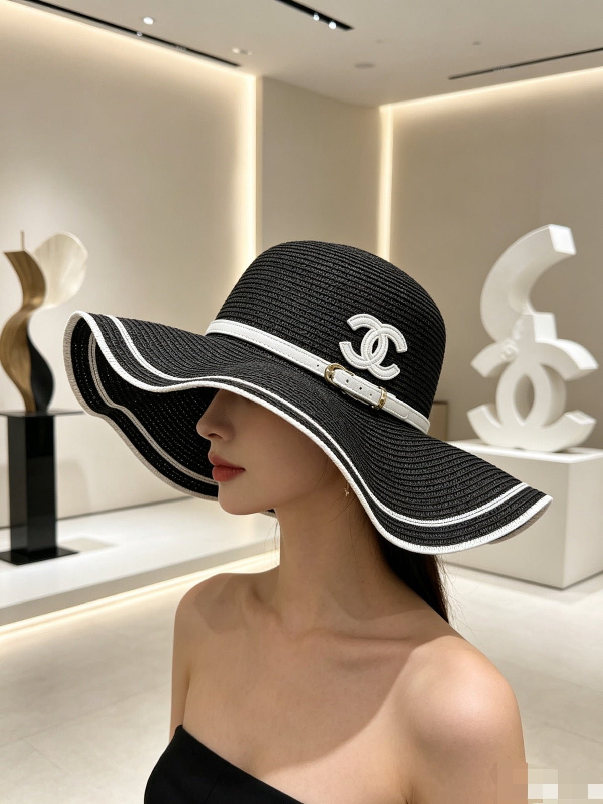 Chanel Straw Hat 380742