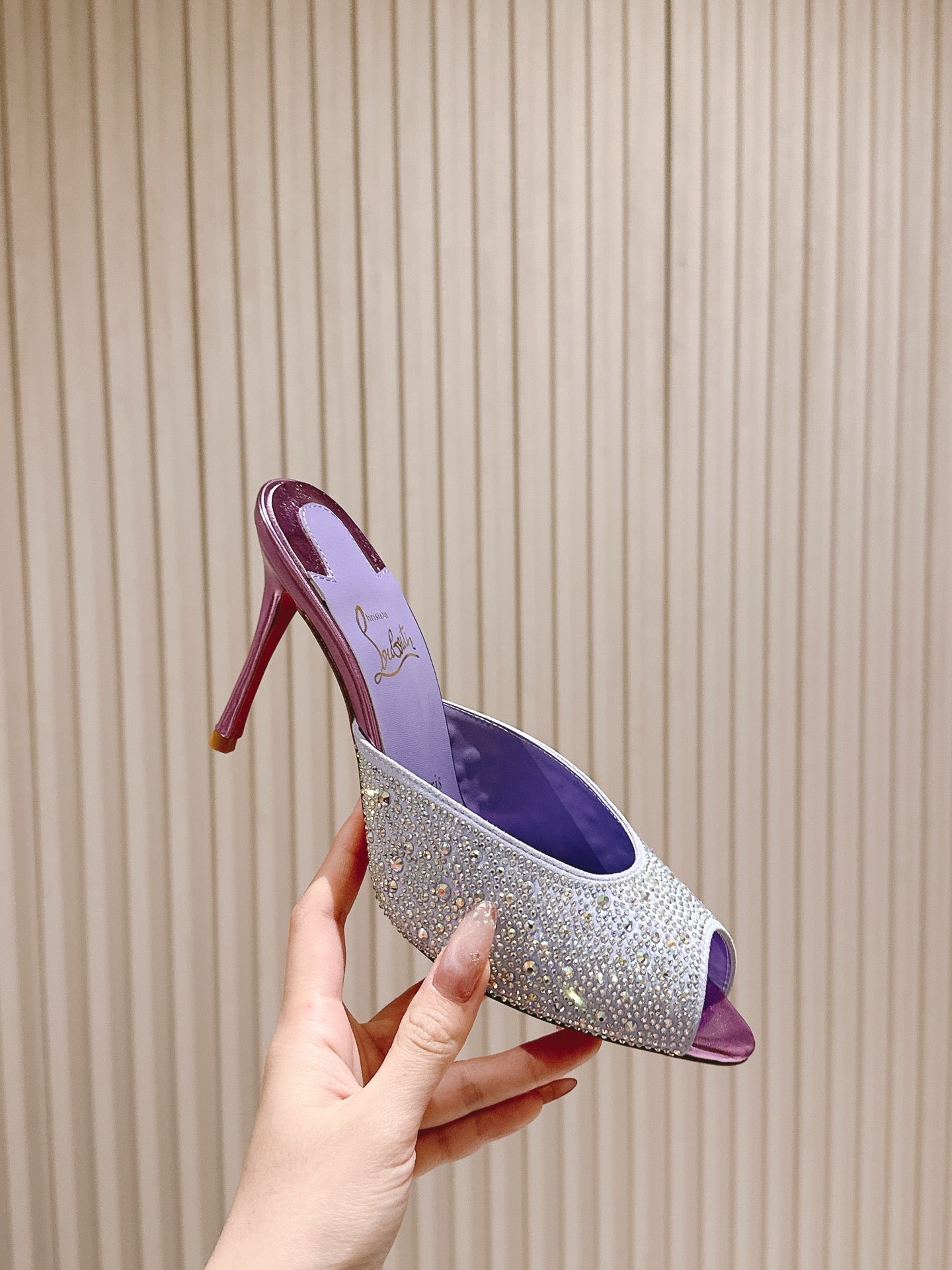 CL 25 Mules Purple Imported Original Special 346329