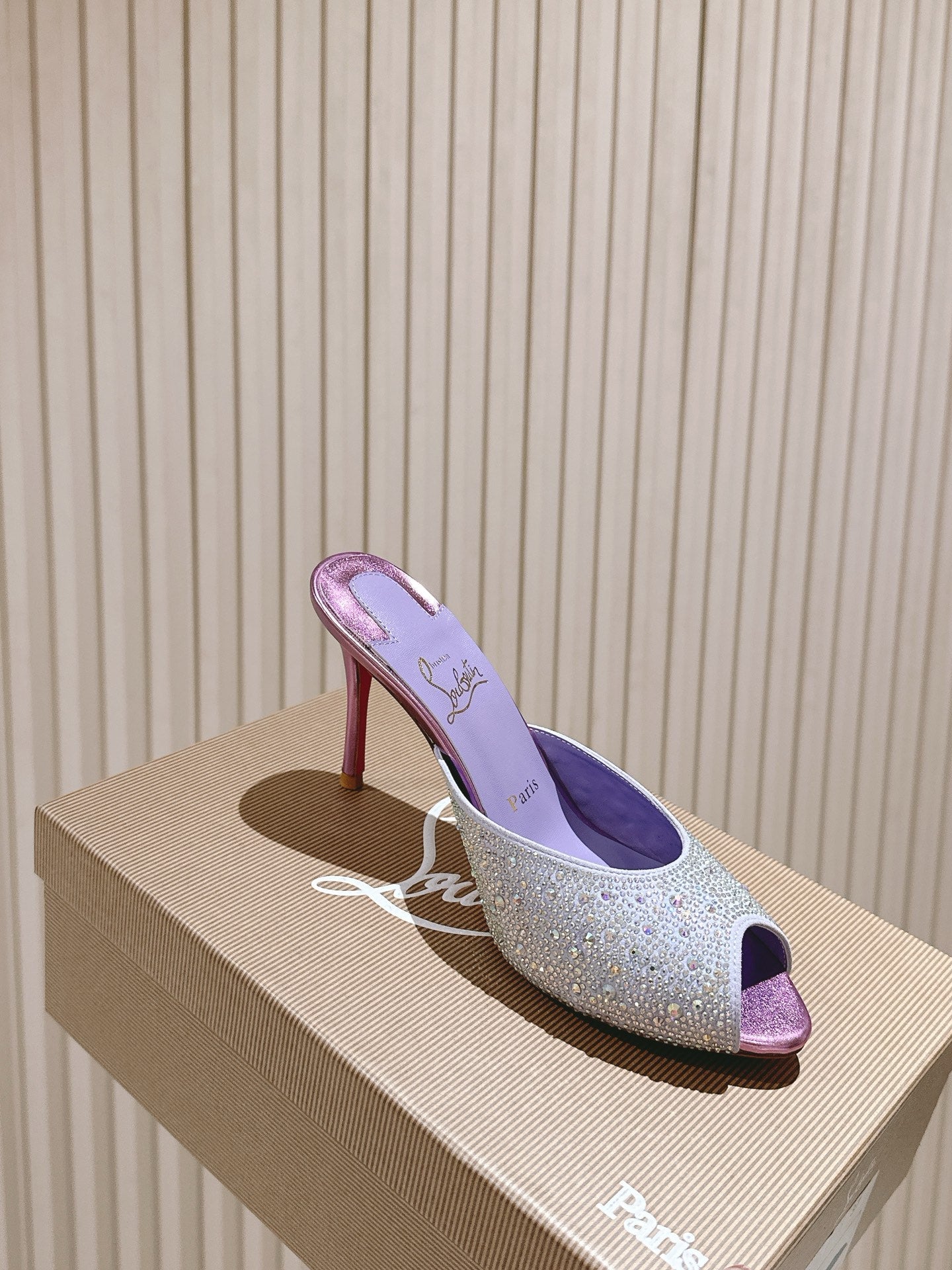 CL 25 Mules Purple Imported Original Special 346329