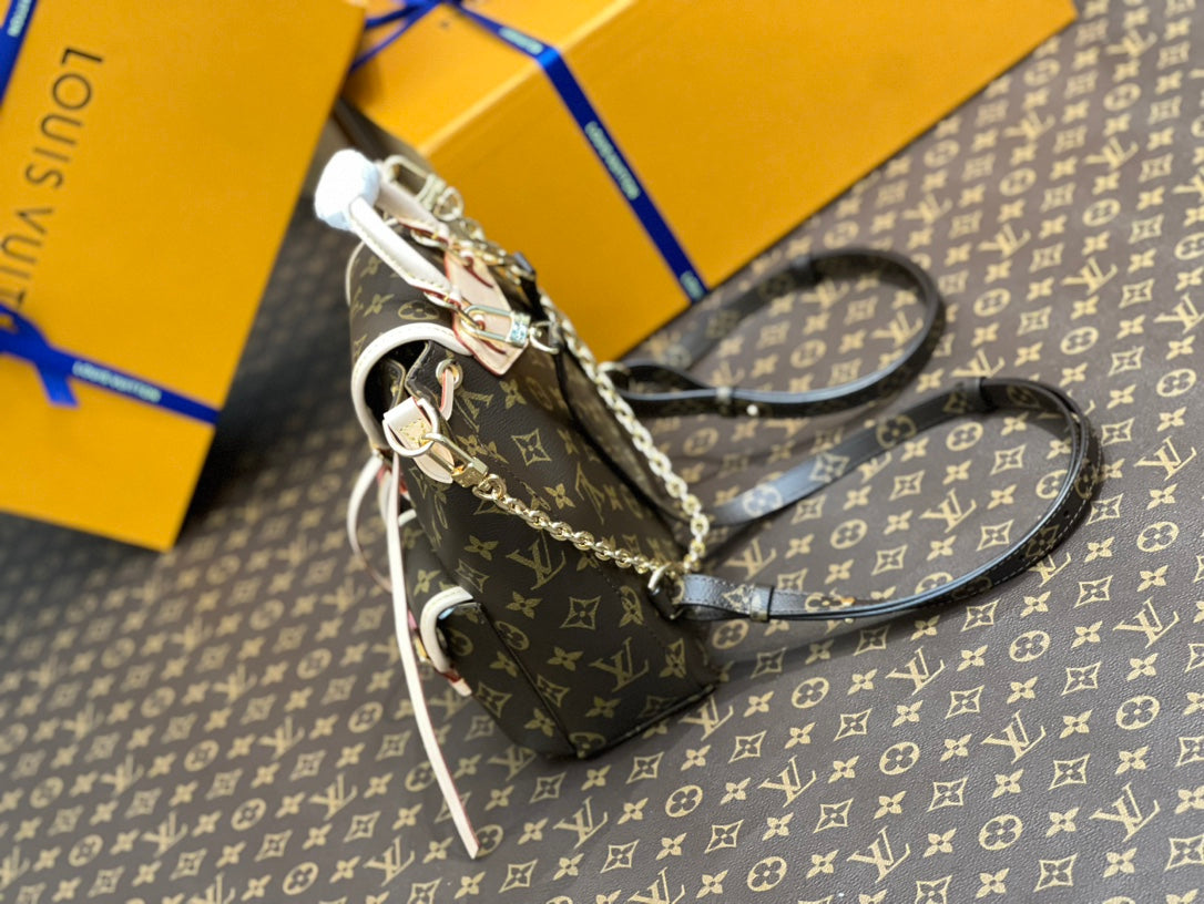 excursion 21 monogram canvas beige calfskin