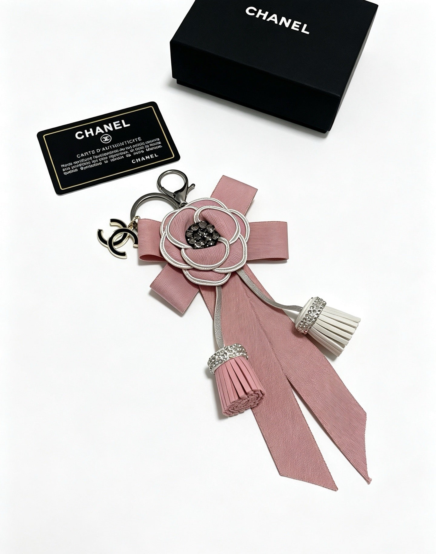 Chanel Camellia Ribbon Charm