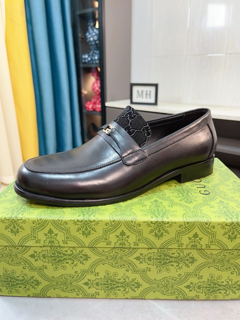 GG Men's Loafer Black Cowhide 233530
