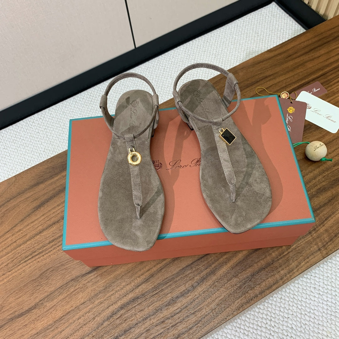 Mindil Sandal Brown Seude