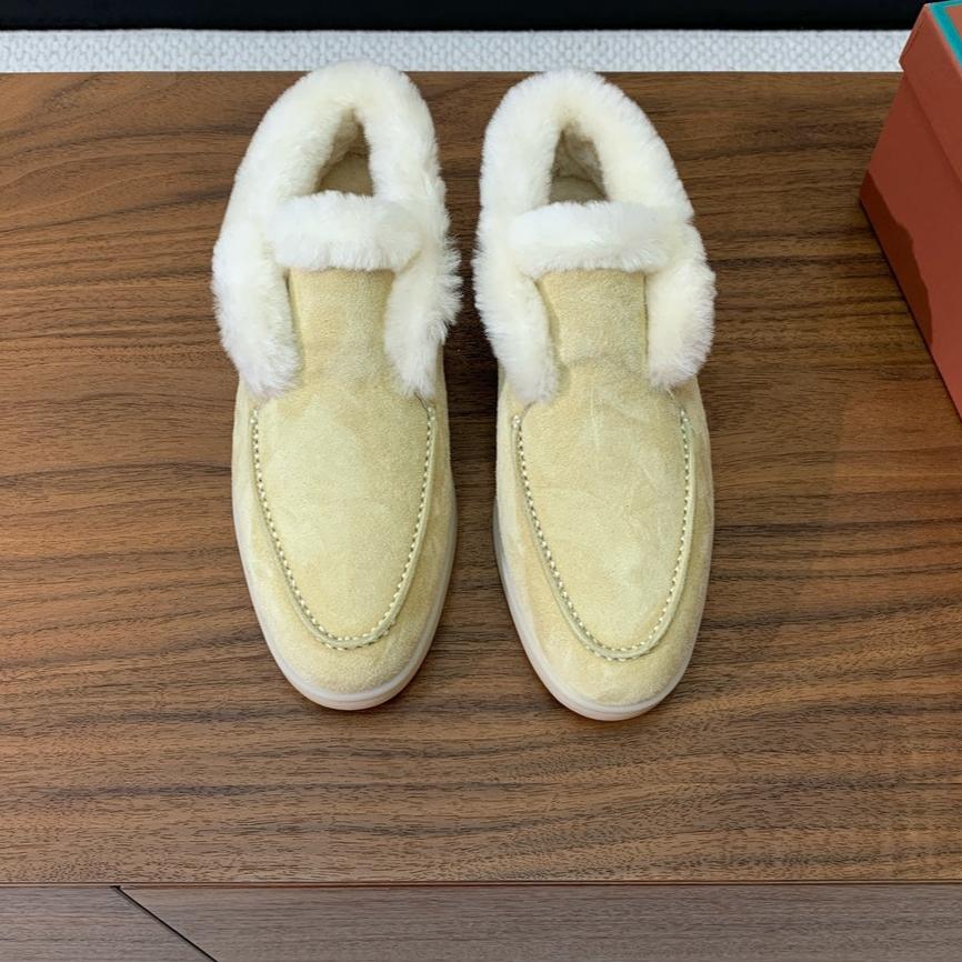 LP Open Walk Chukka Boot Light Lime Suede Lamb Fur