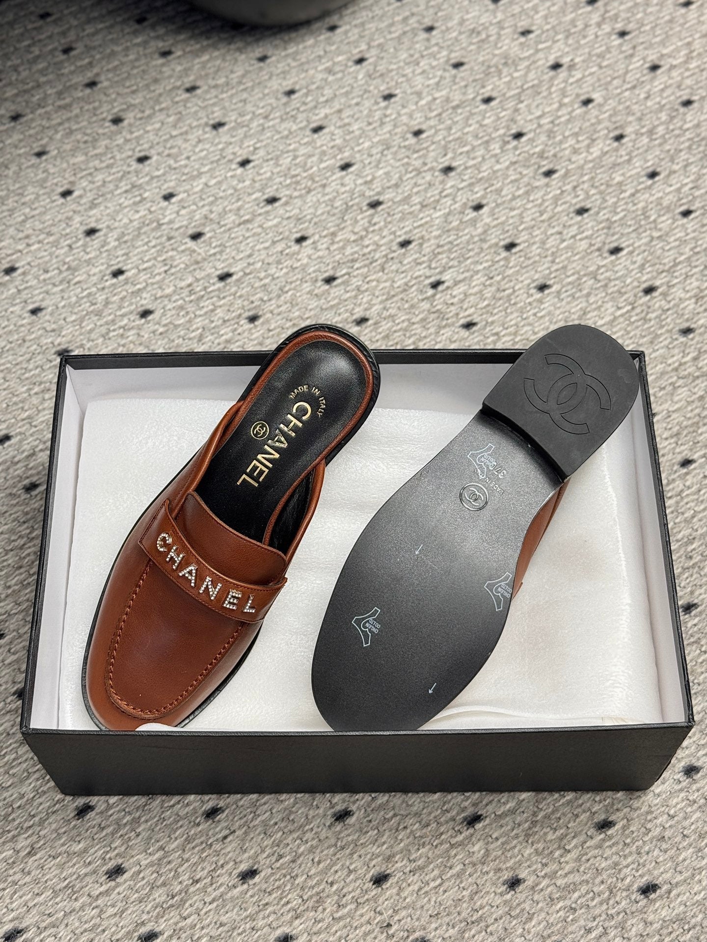 CC 25 Mules Brown Cowhide 329801