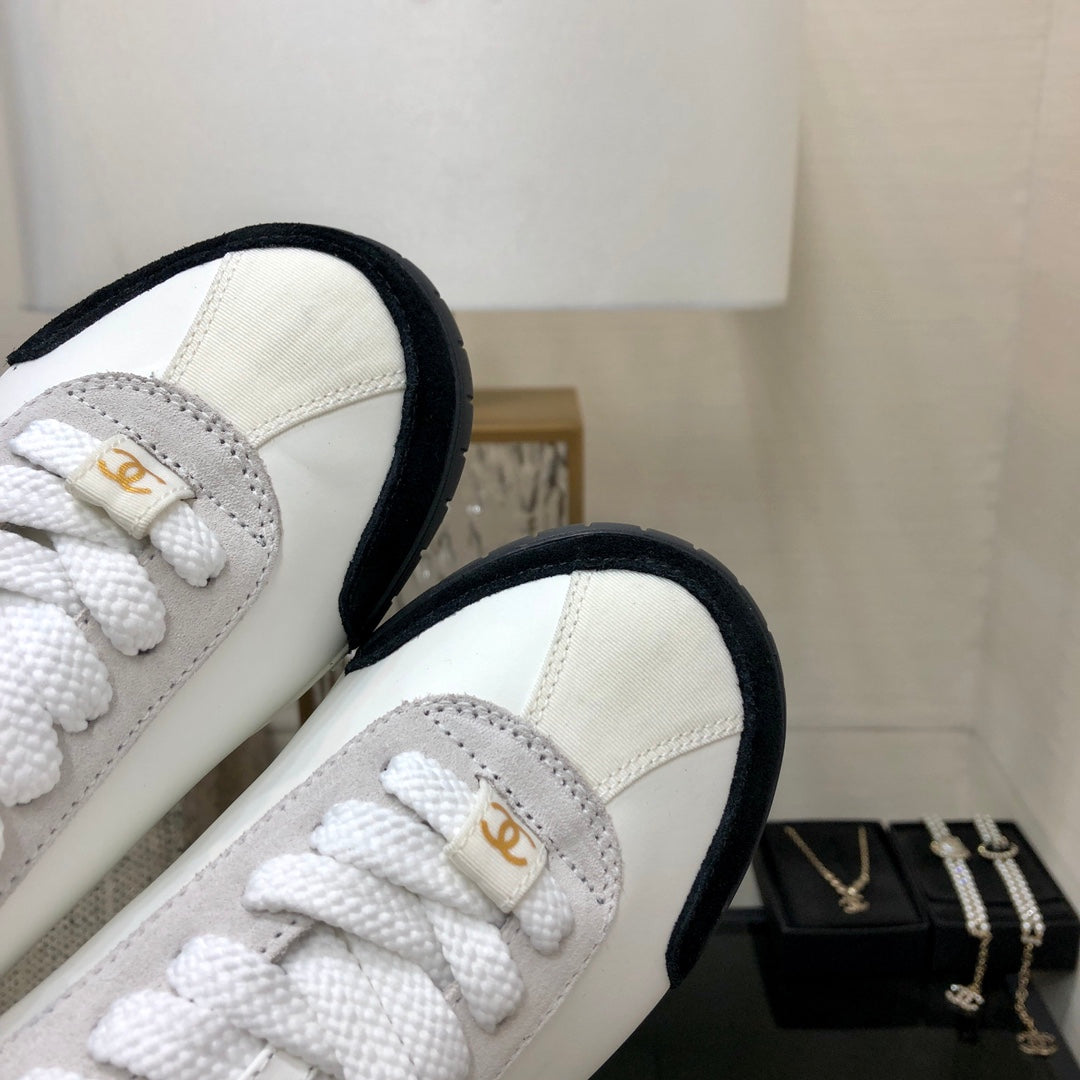 CC Sneake Black Mix White Grey Cowhide