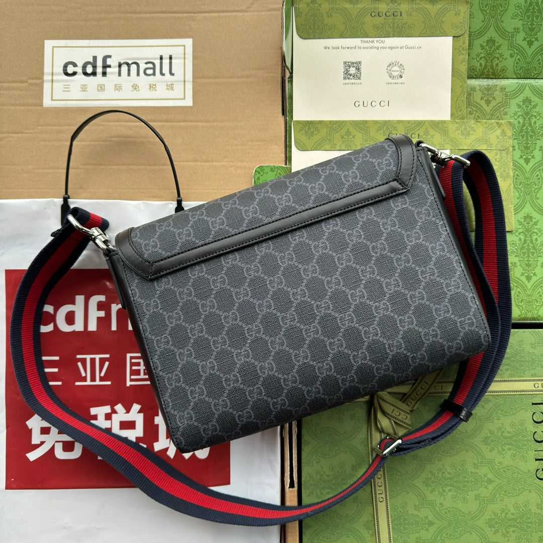 Gucci Bag 27 Black canvas 239989