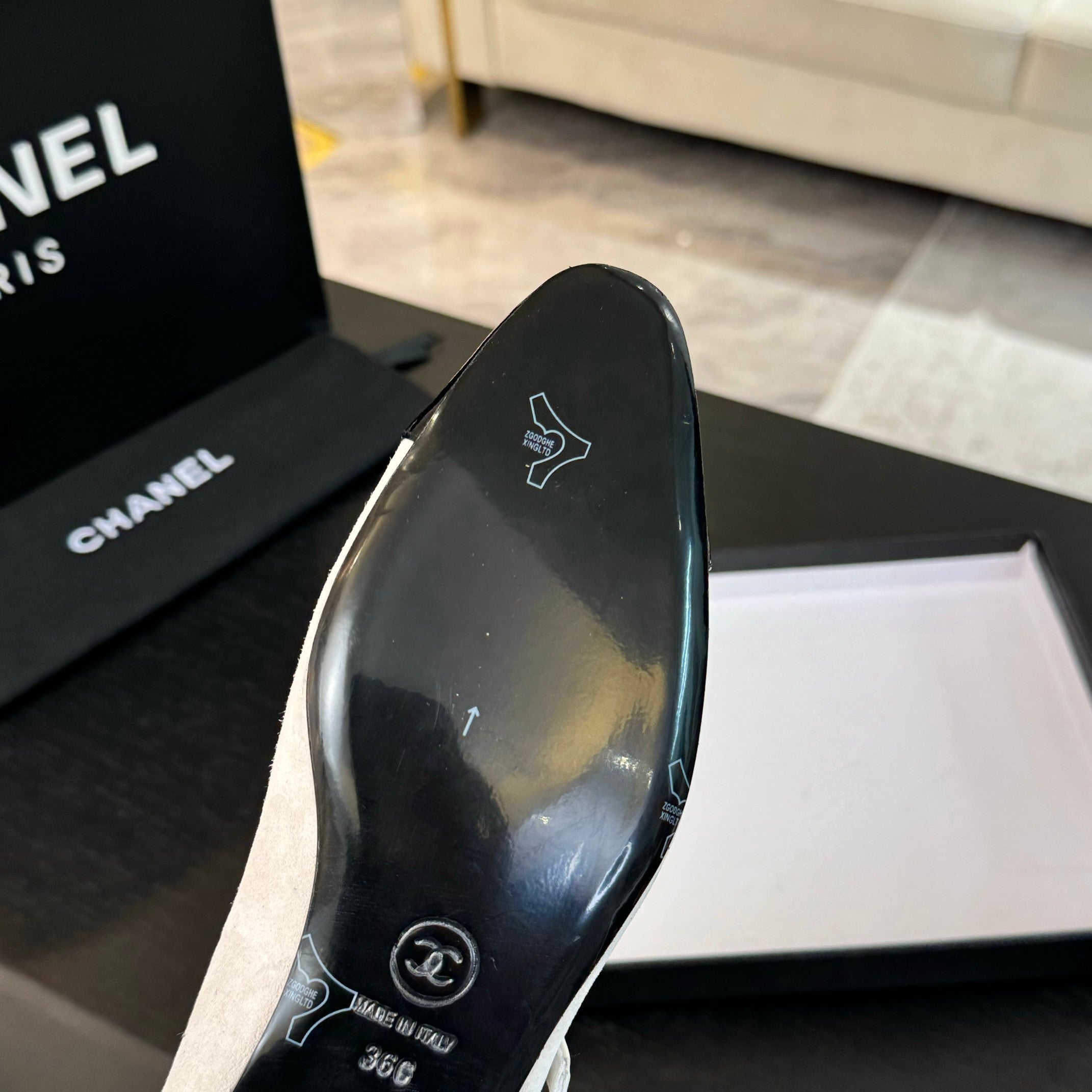 CC Mary Jane Black White Suede