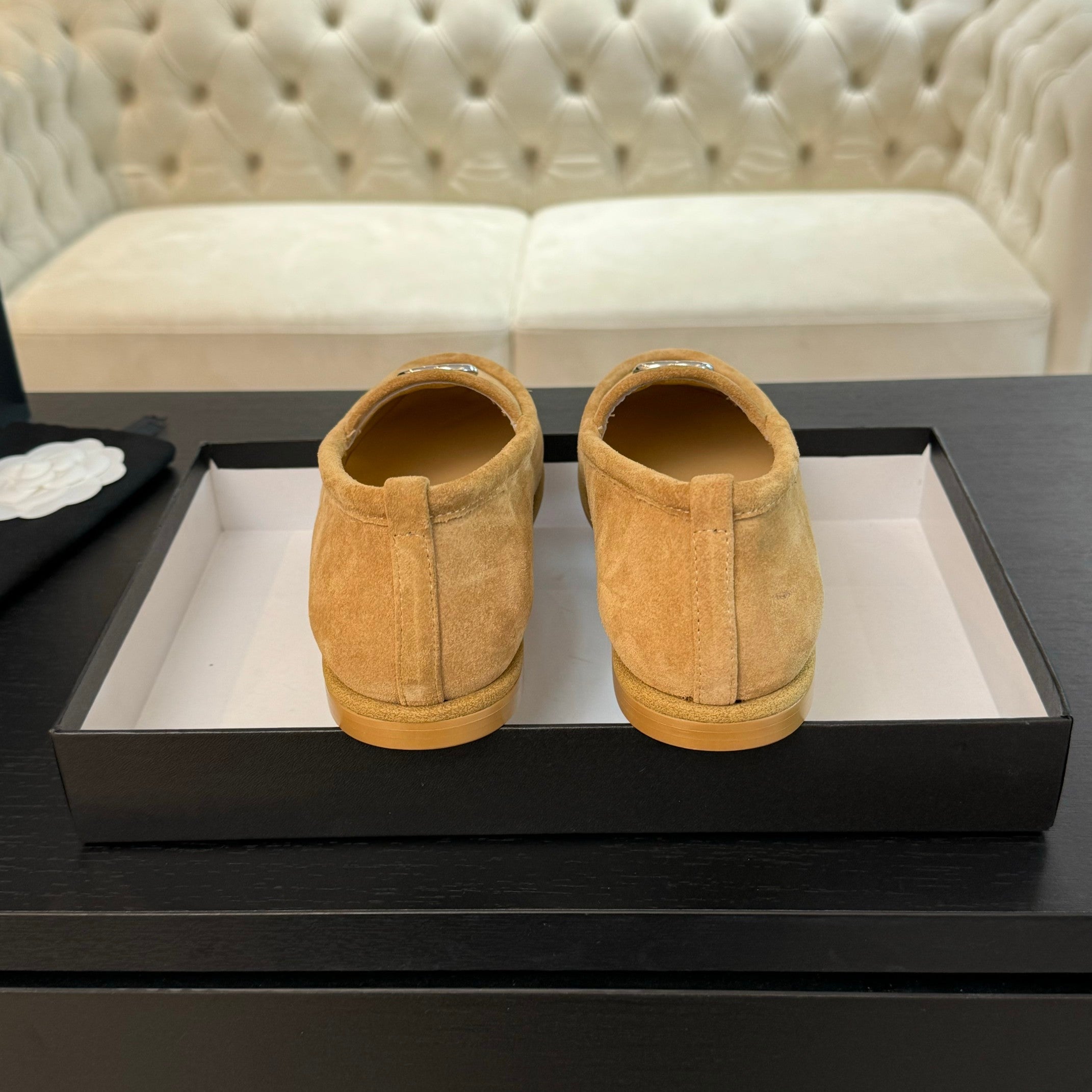 CC Moccasins Yellow Suede