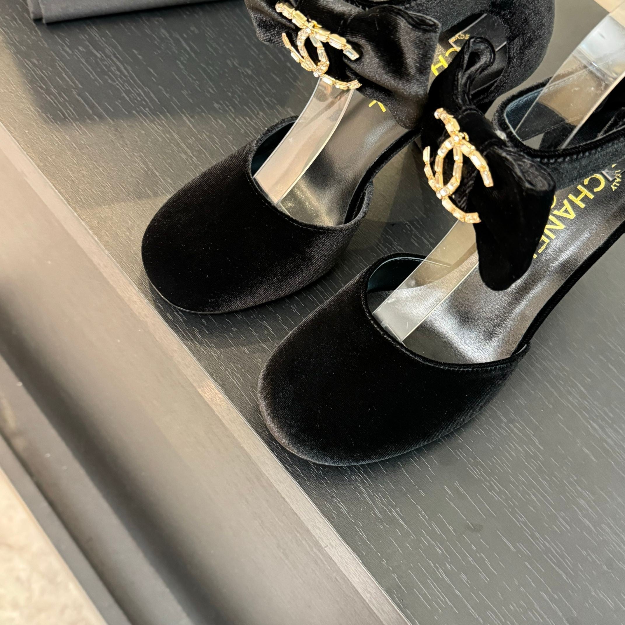 CC Mary Janes Black Velvet