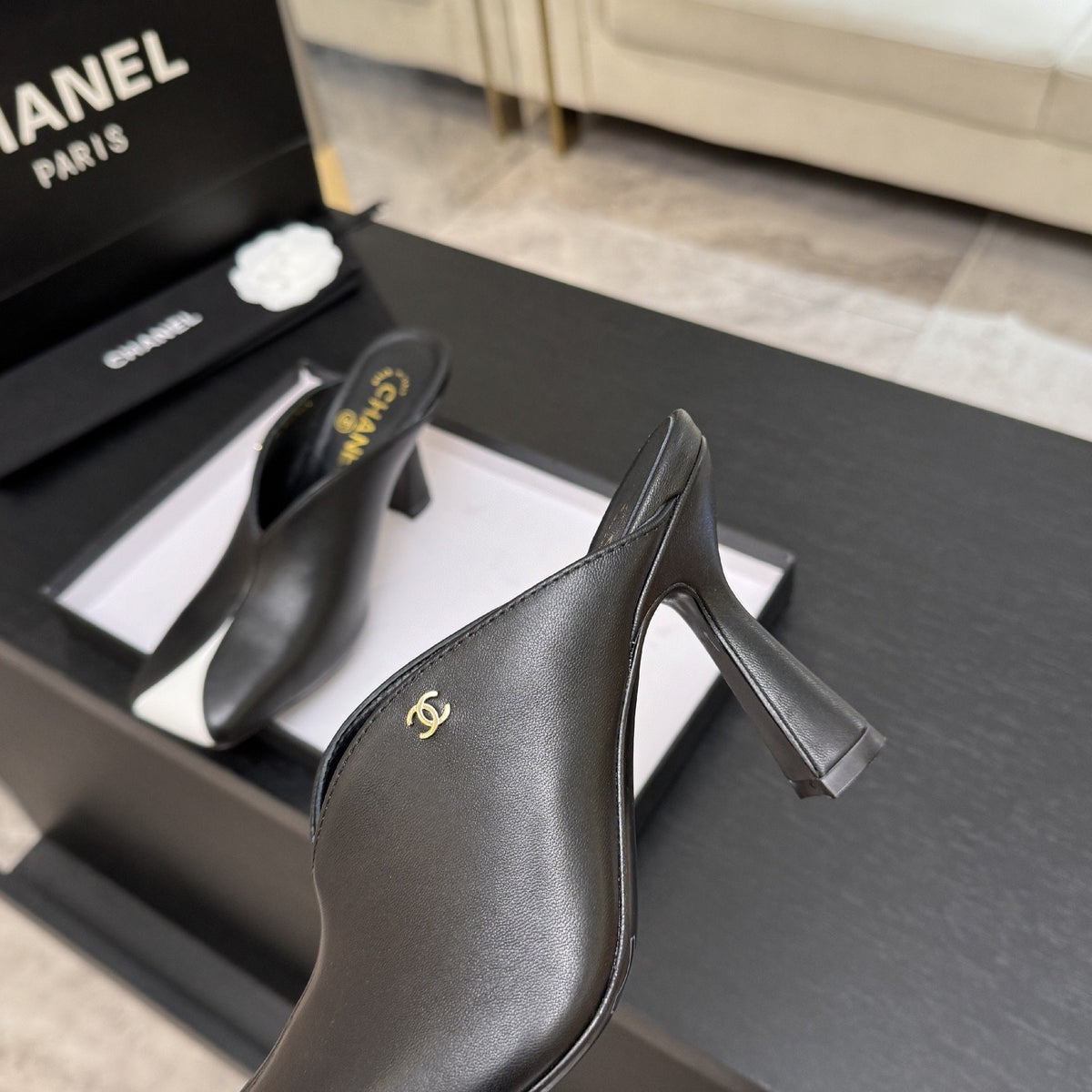 Chanel 2026 Mules 90mm Calfskin