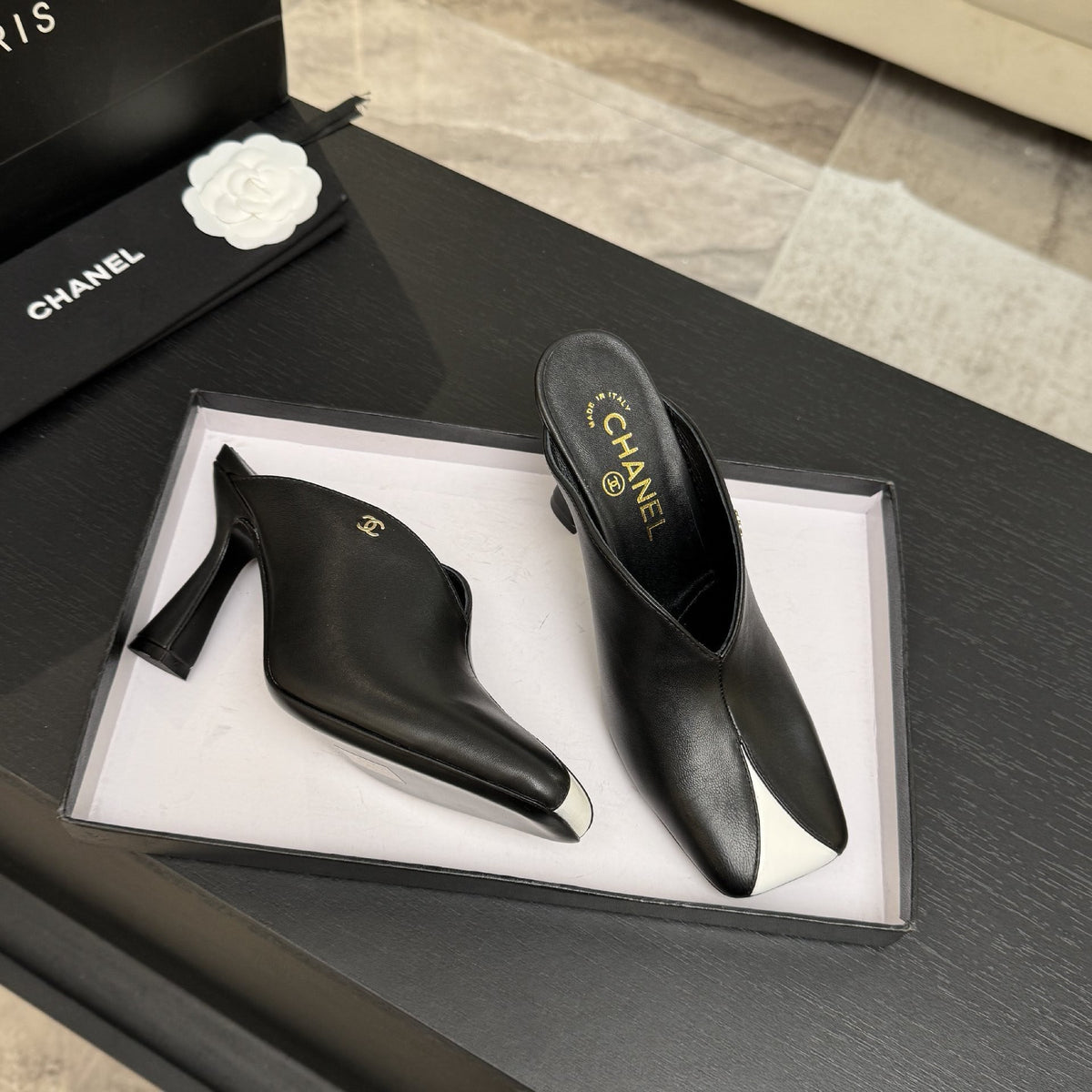 Chanel 2026 Mules 90mm Calfskin