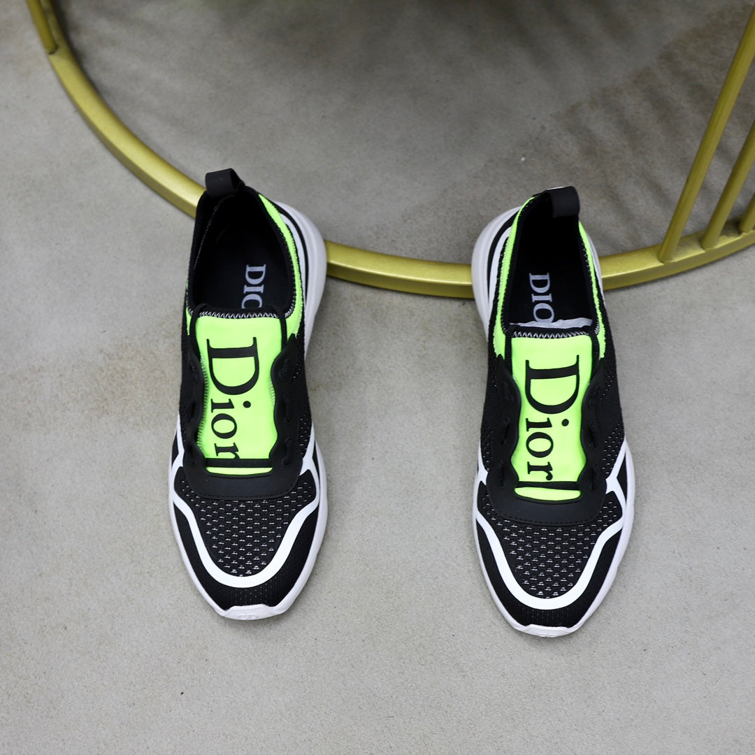 CD B21 Sneaker Black Mix Green Knitted 643601