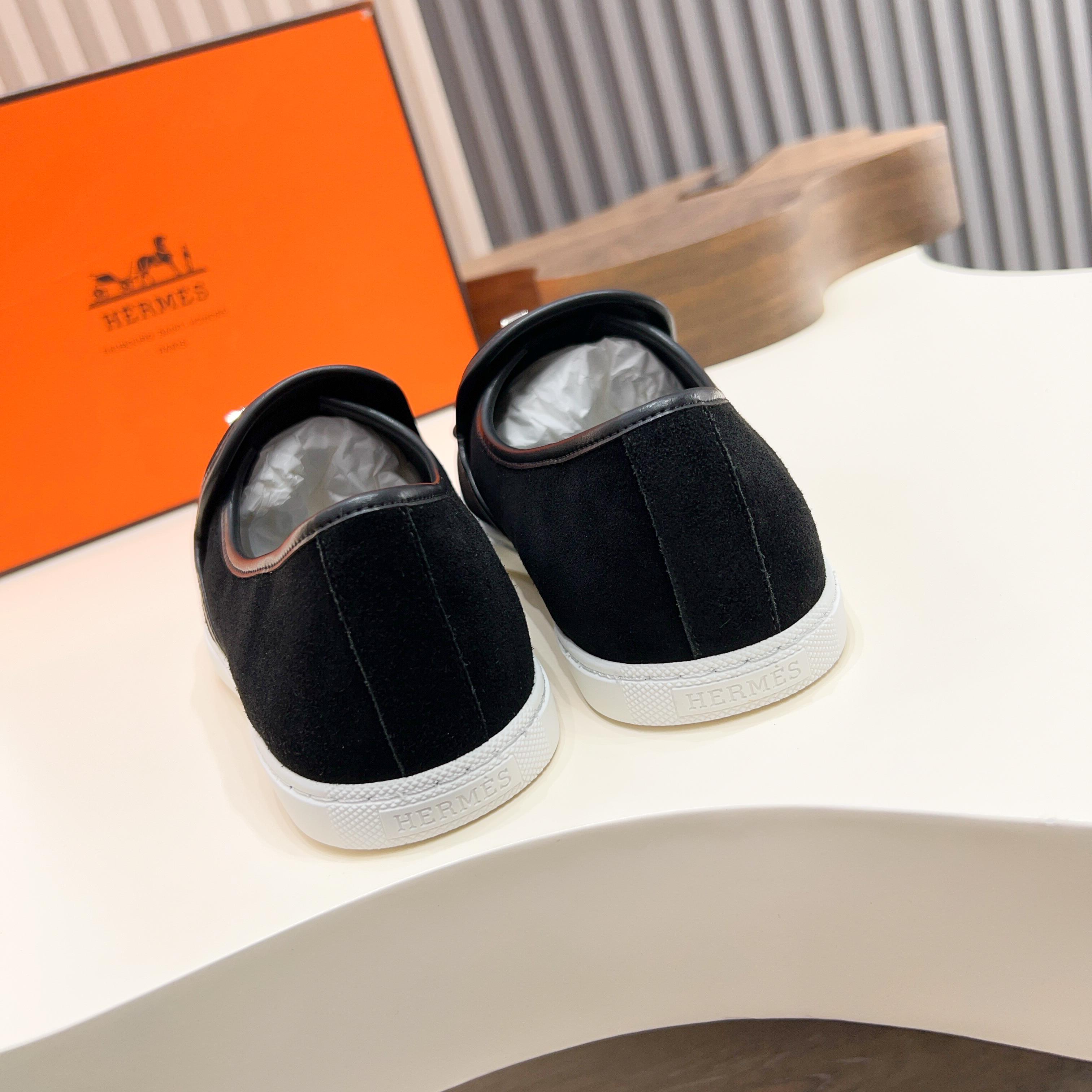 HM Men's Jour Loafer Black Suede 687435