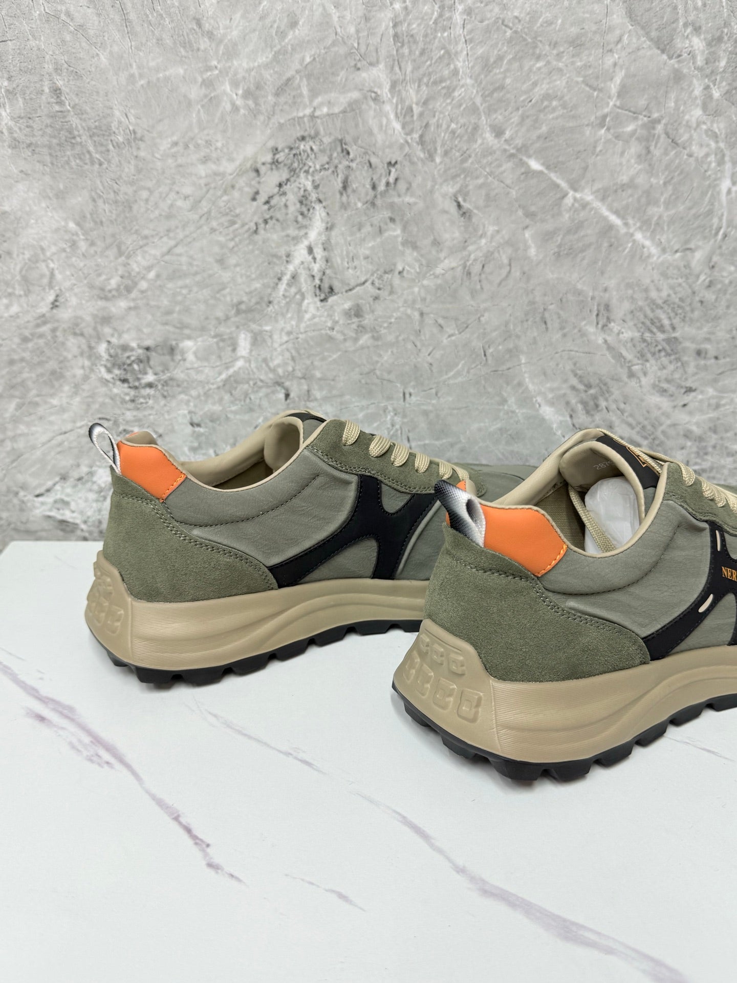 HM Men's Sneaker Moss Green Suede 602095