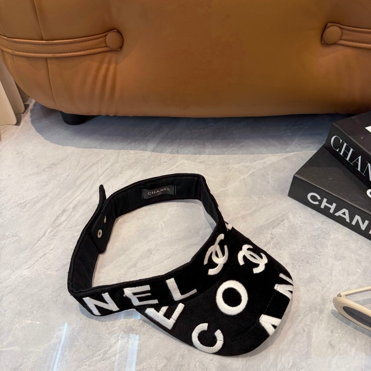 Chanel Coco Beach Hat With Visor 401122