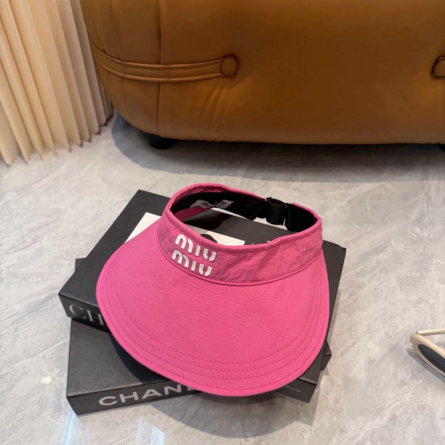 Miumiu Multicolor Visor Hat 413032