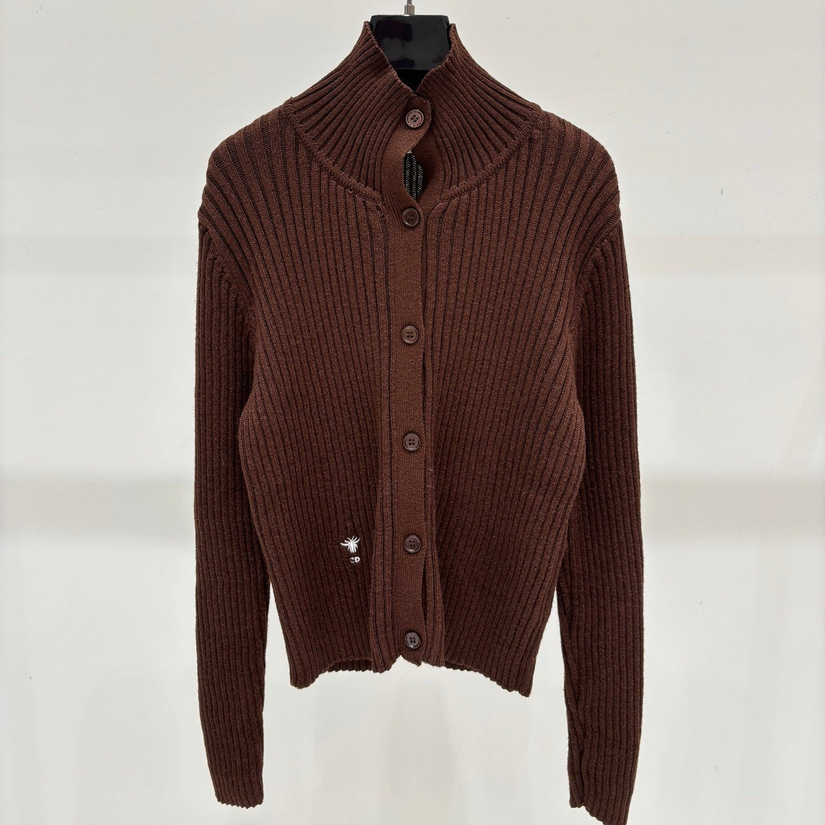 Dior 2026 Turtleneck Button-Down Cardigan Wool 431810