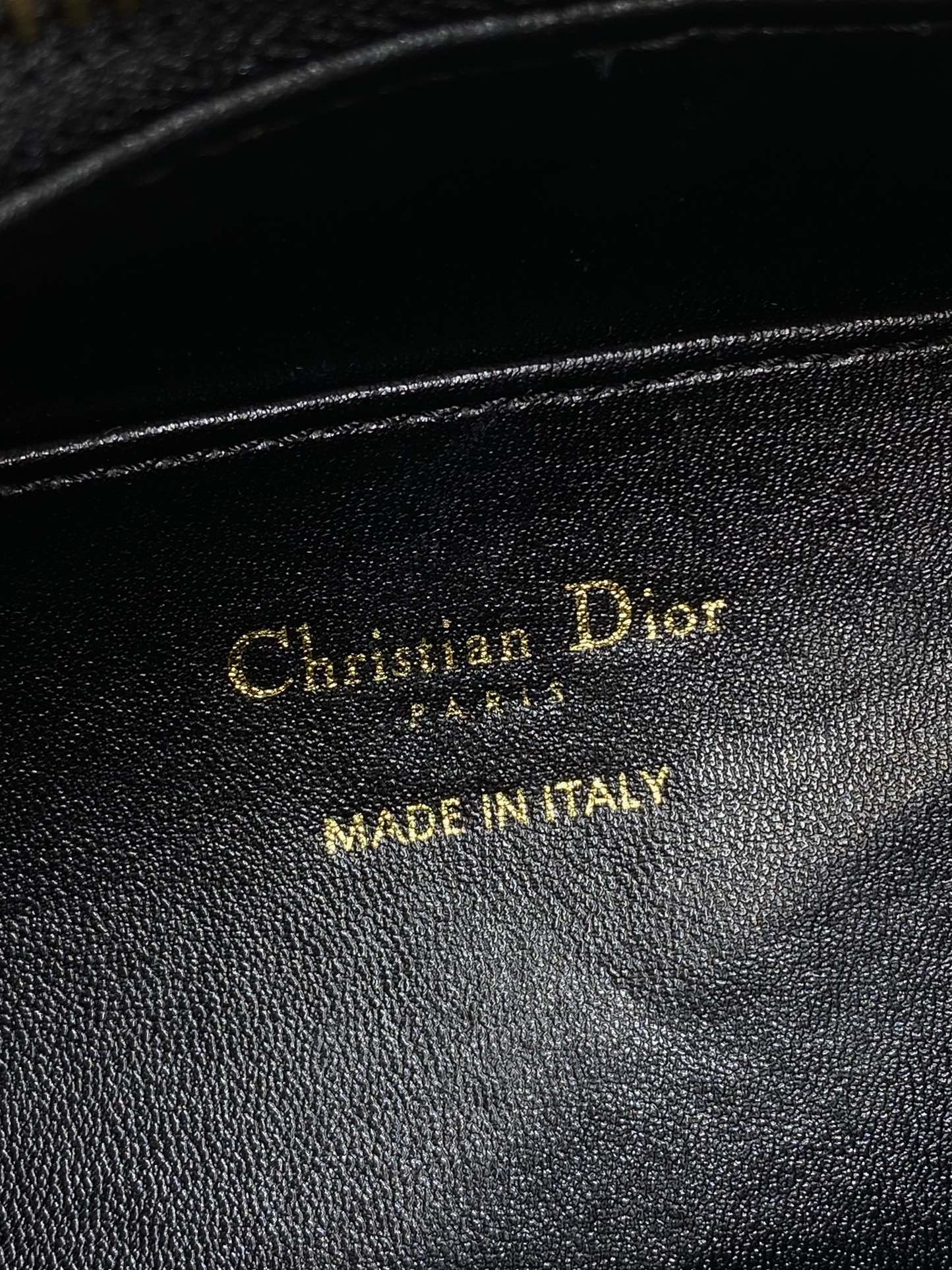 Dior 2025 Bag 19cm Black Lambskin 272824
