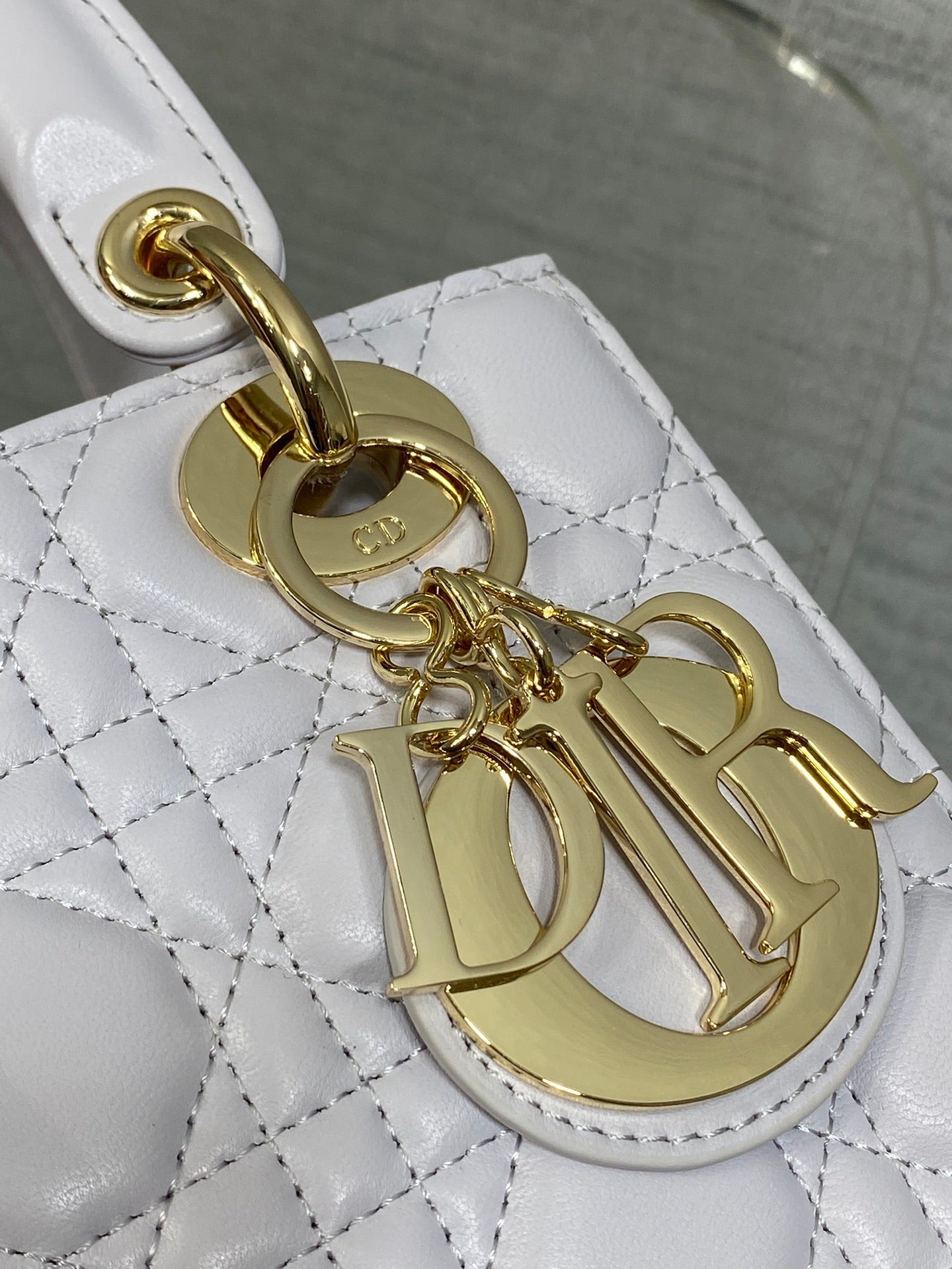 Dior 2026 Mini Lady Dior Bag Light Purple Lambskin 267705