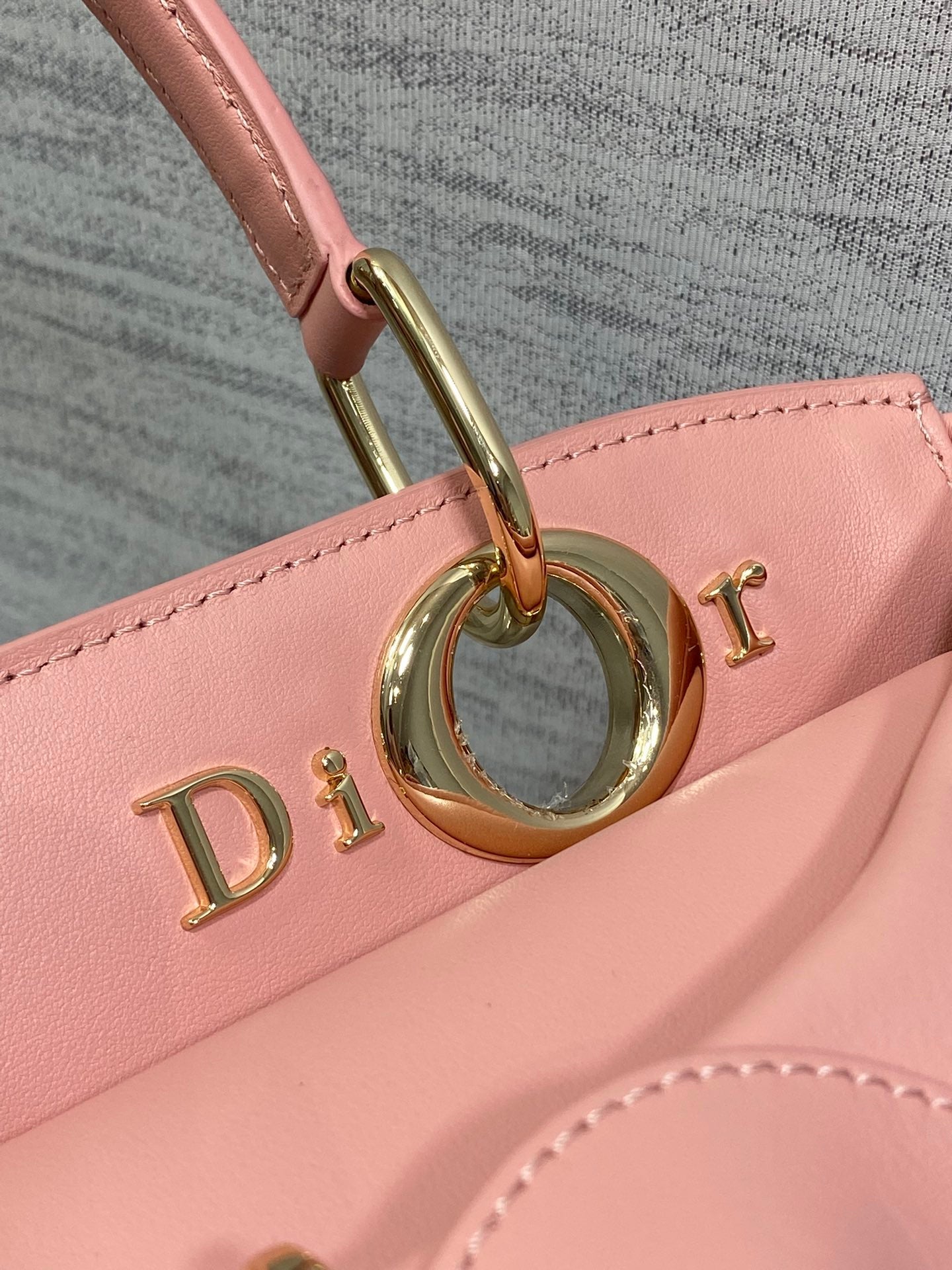 Dior 2025 Bow Bag 28cm Pink Leather 272507