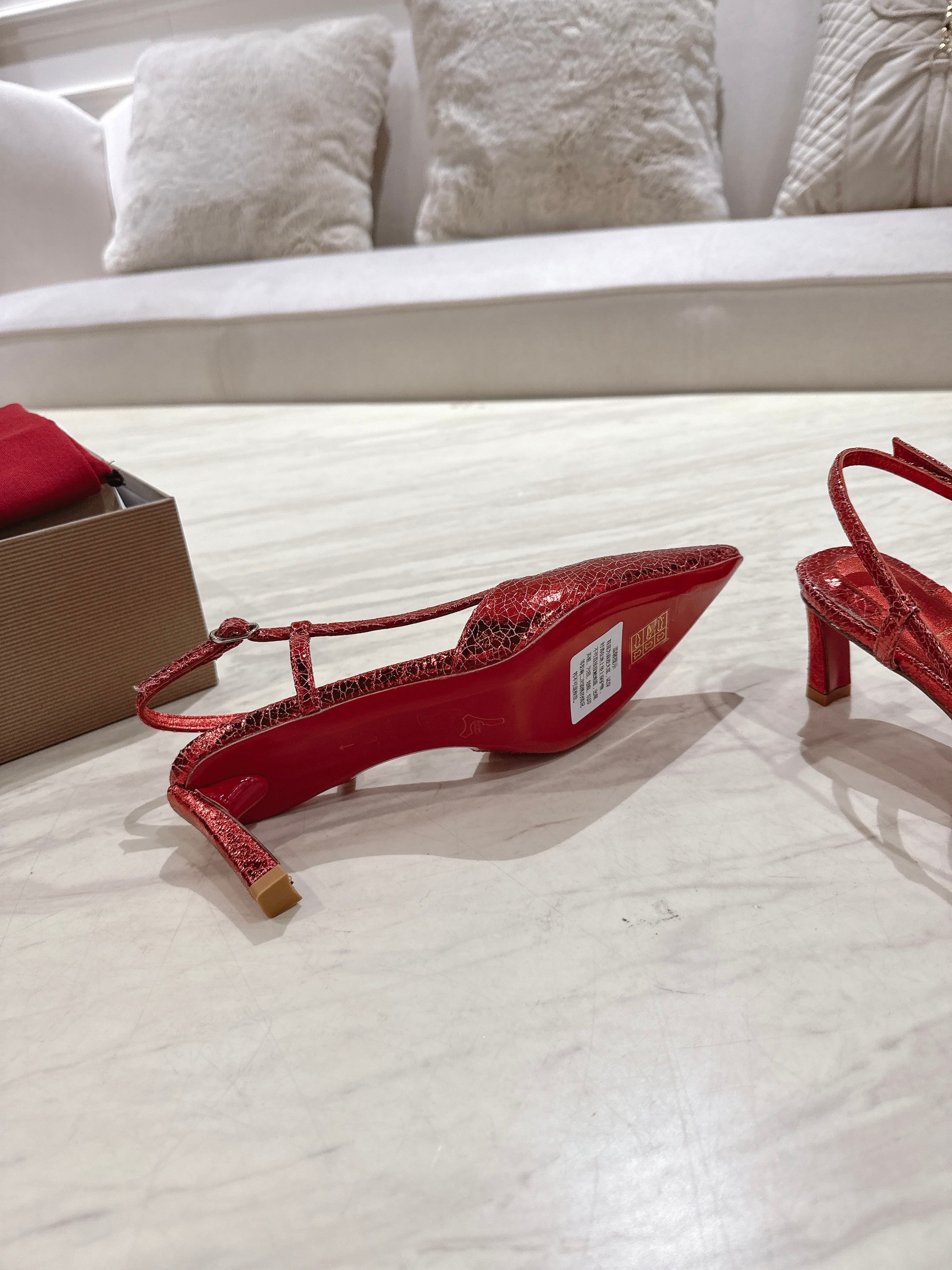 CL 25 Slingback Red Original Fabric 335140