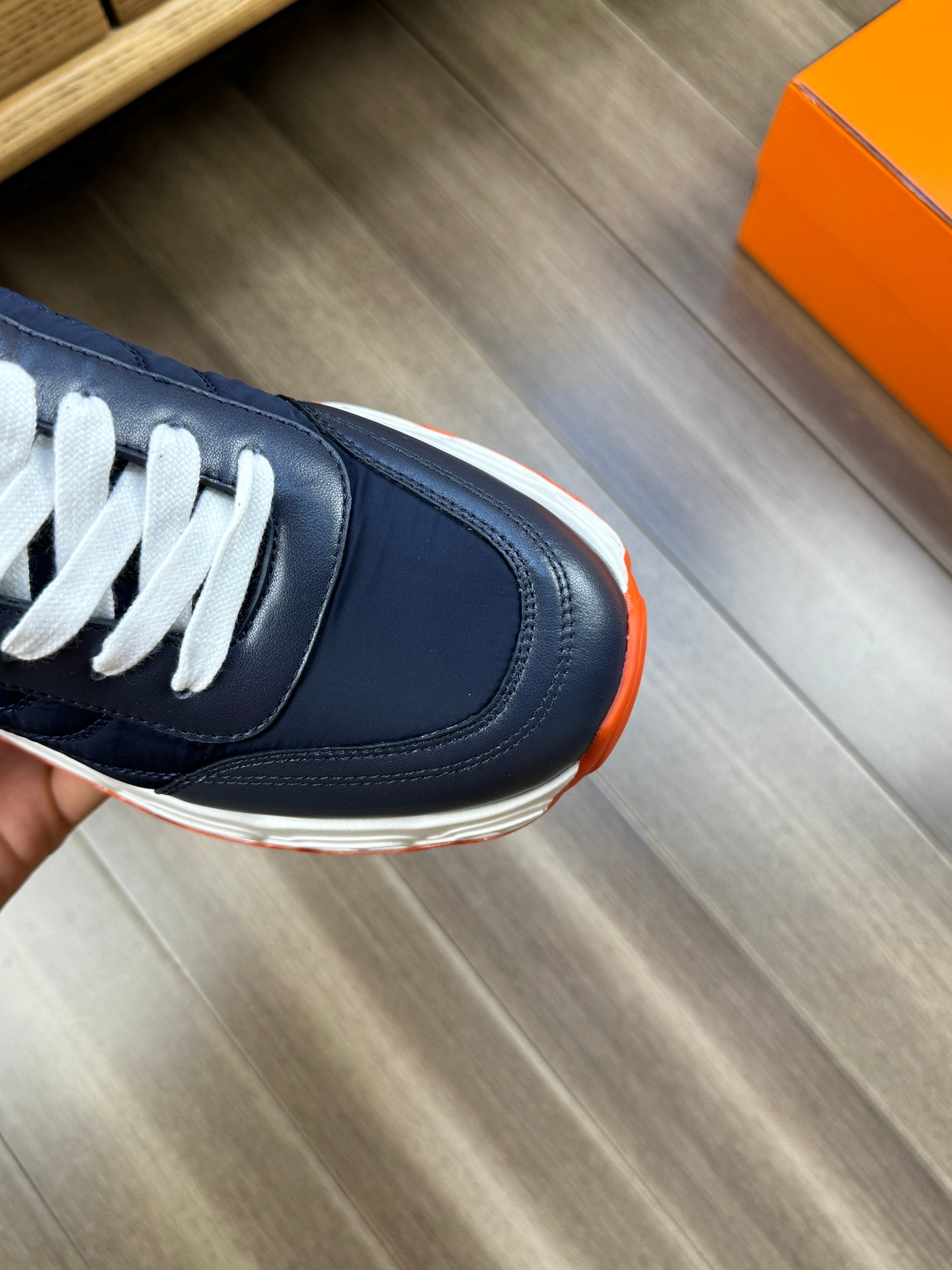 HM IMPULSE SNEAKER DARK BLUE FABRIC