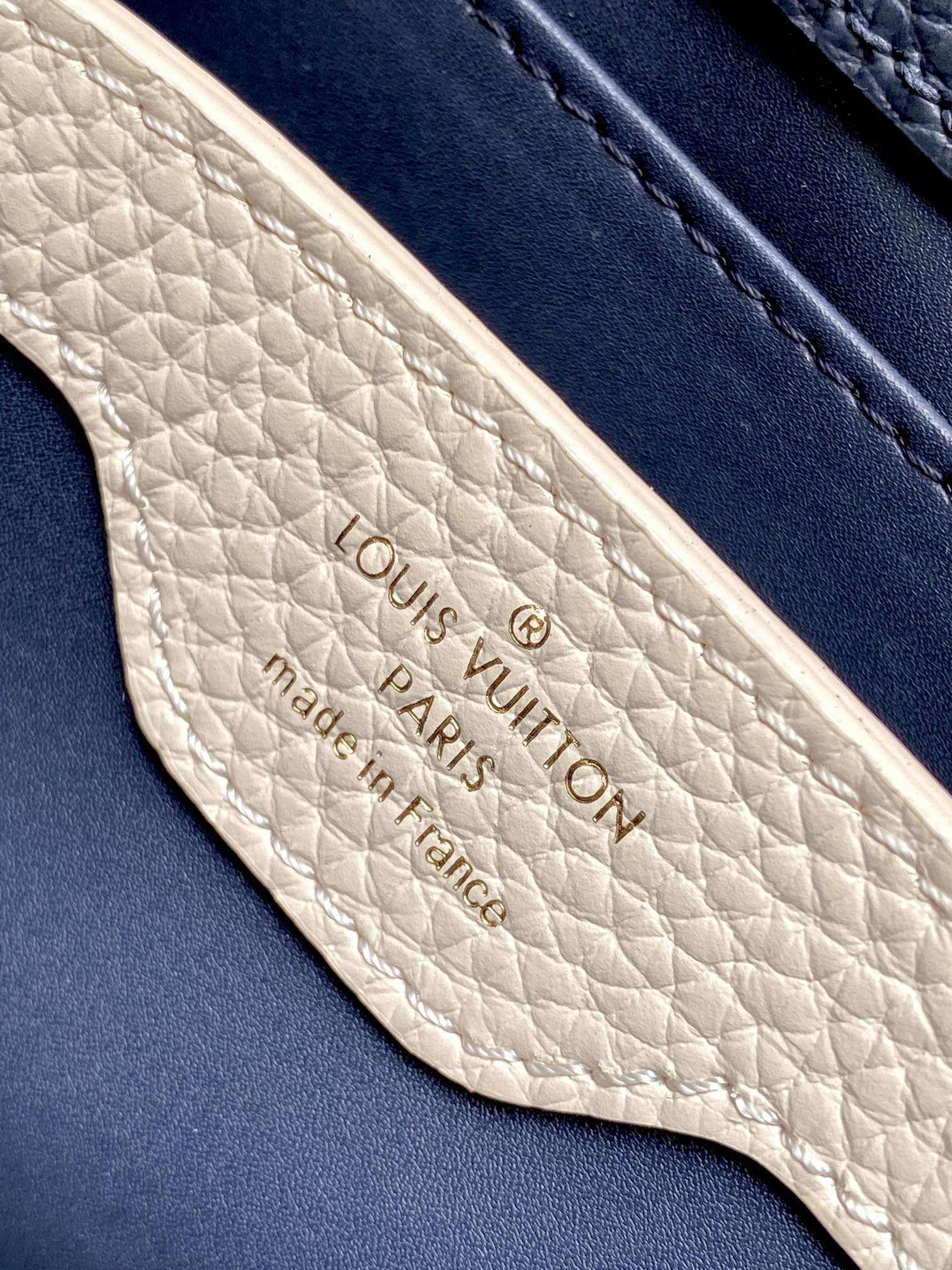 Capucines BB 21cm Bag Royal Blue Cowhide 251675