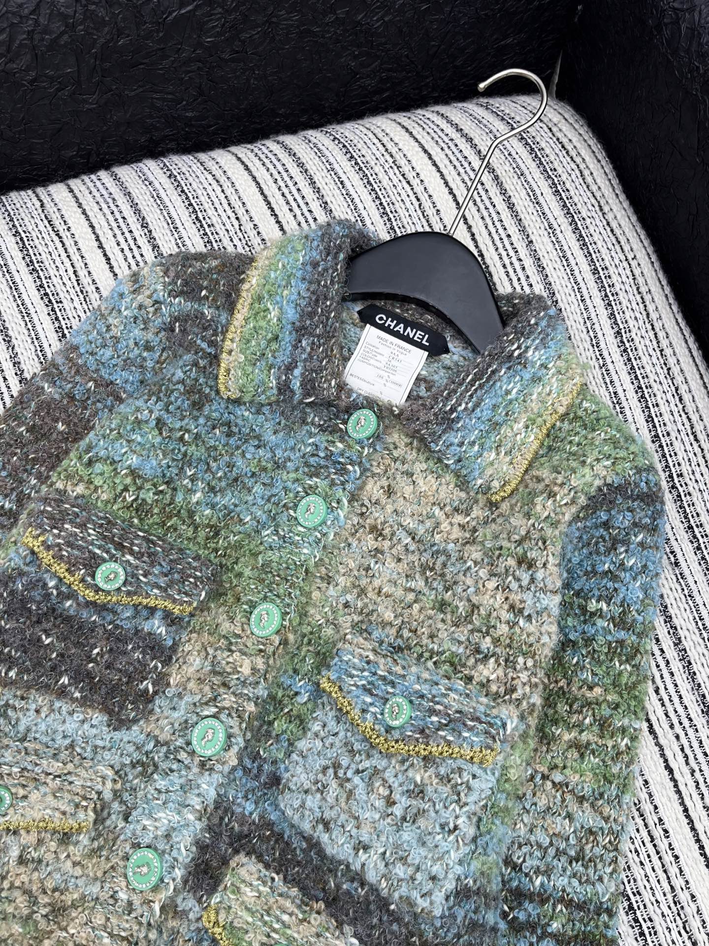 CC 2025 Jacket Blue Gray Green Wool 325839