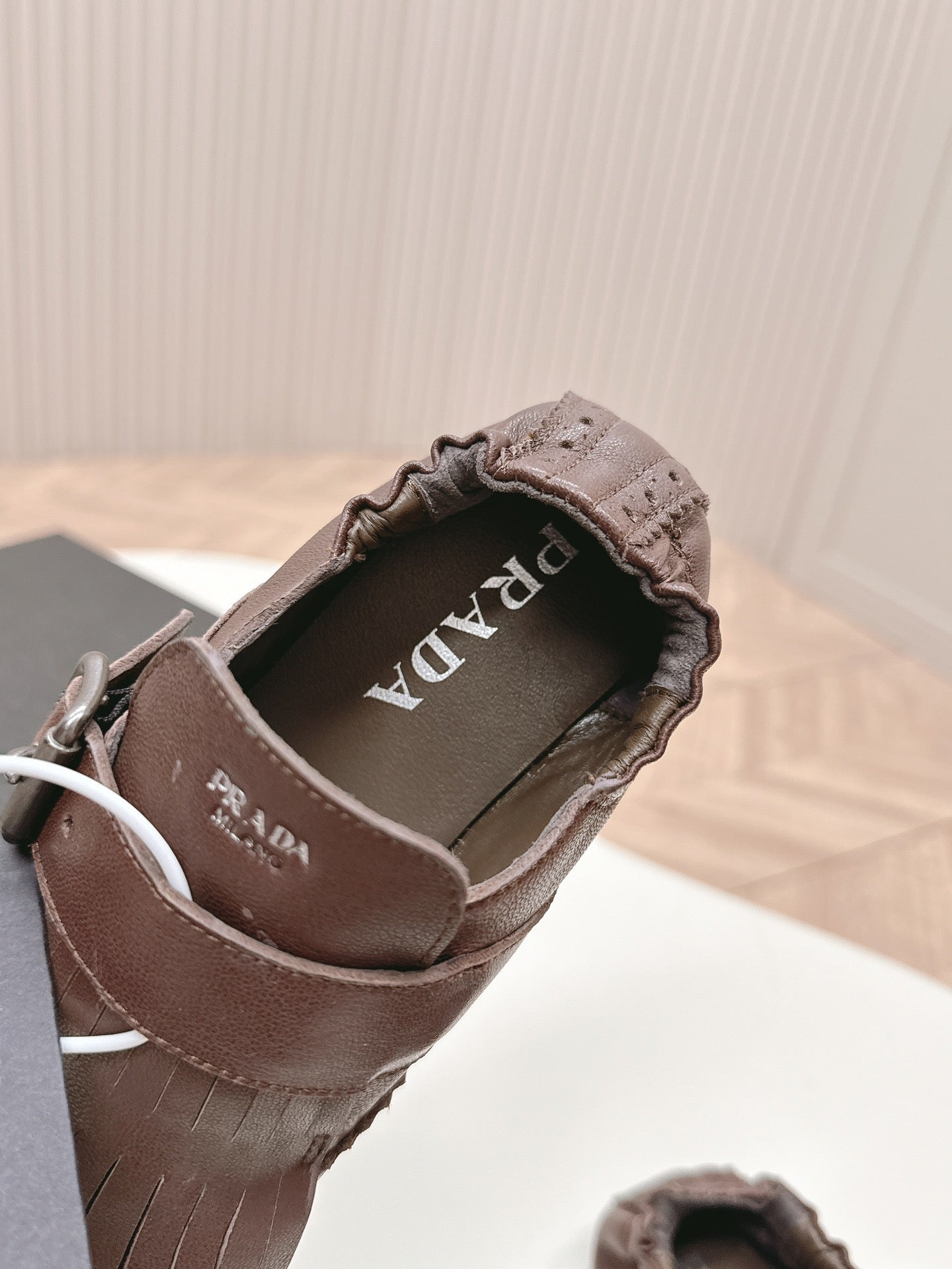 PRA 26S Ballet Flats Brown Calfskin 600589