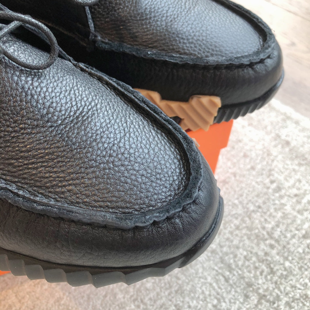 HM Men's Increase Sneaker Black Cowhide 204375