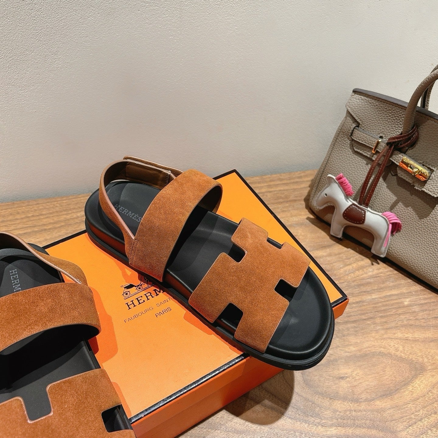 HM Men's 25 Chypre Sandals Brown Suede 651347