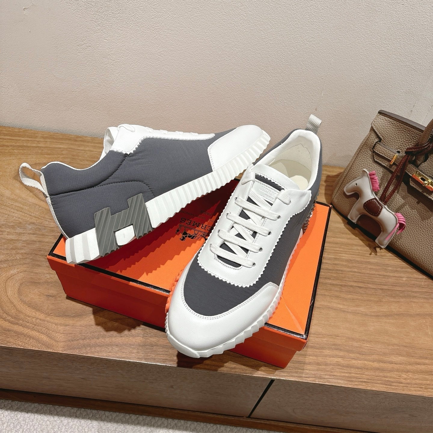 HM 25 Bouncing Sneaker Grey Lamskin 318385