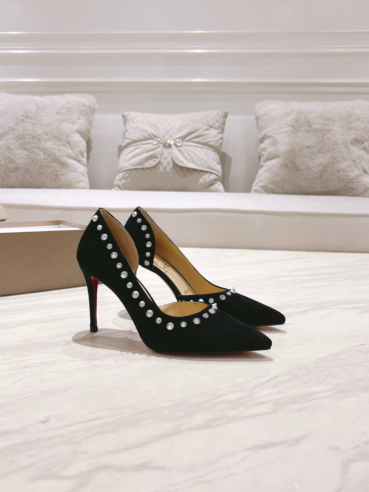 CL 25 Iriza Pumps 8.5cm Black Suede 314901