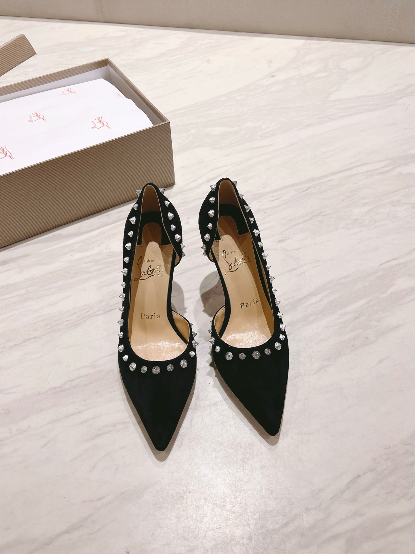 CL 25 Iriza Pumps 8.5cm Black Suede 314901