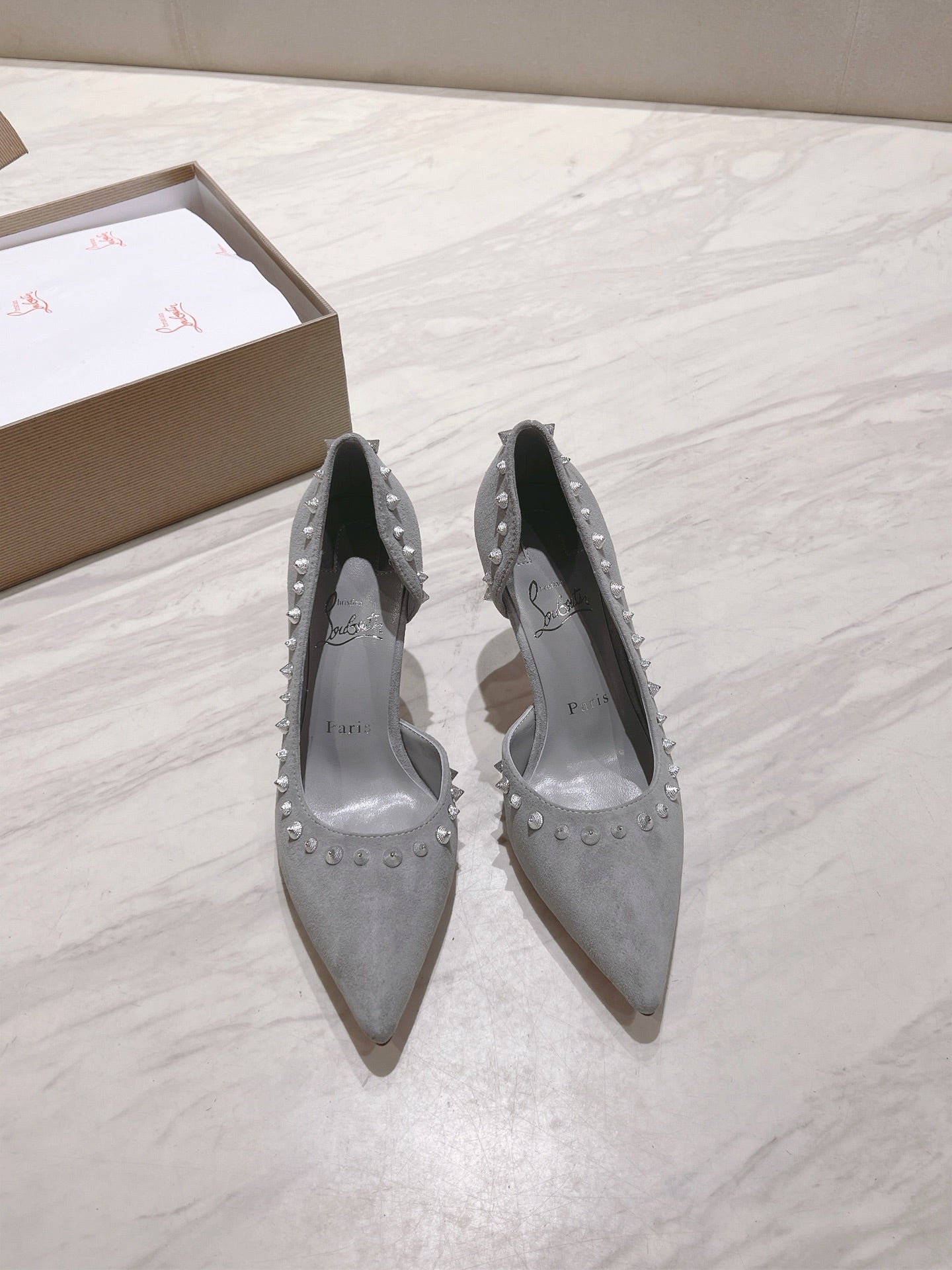 CL 25 Iriza Pumps 8.5cm Grey Suede 314903