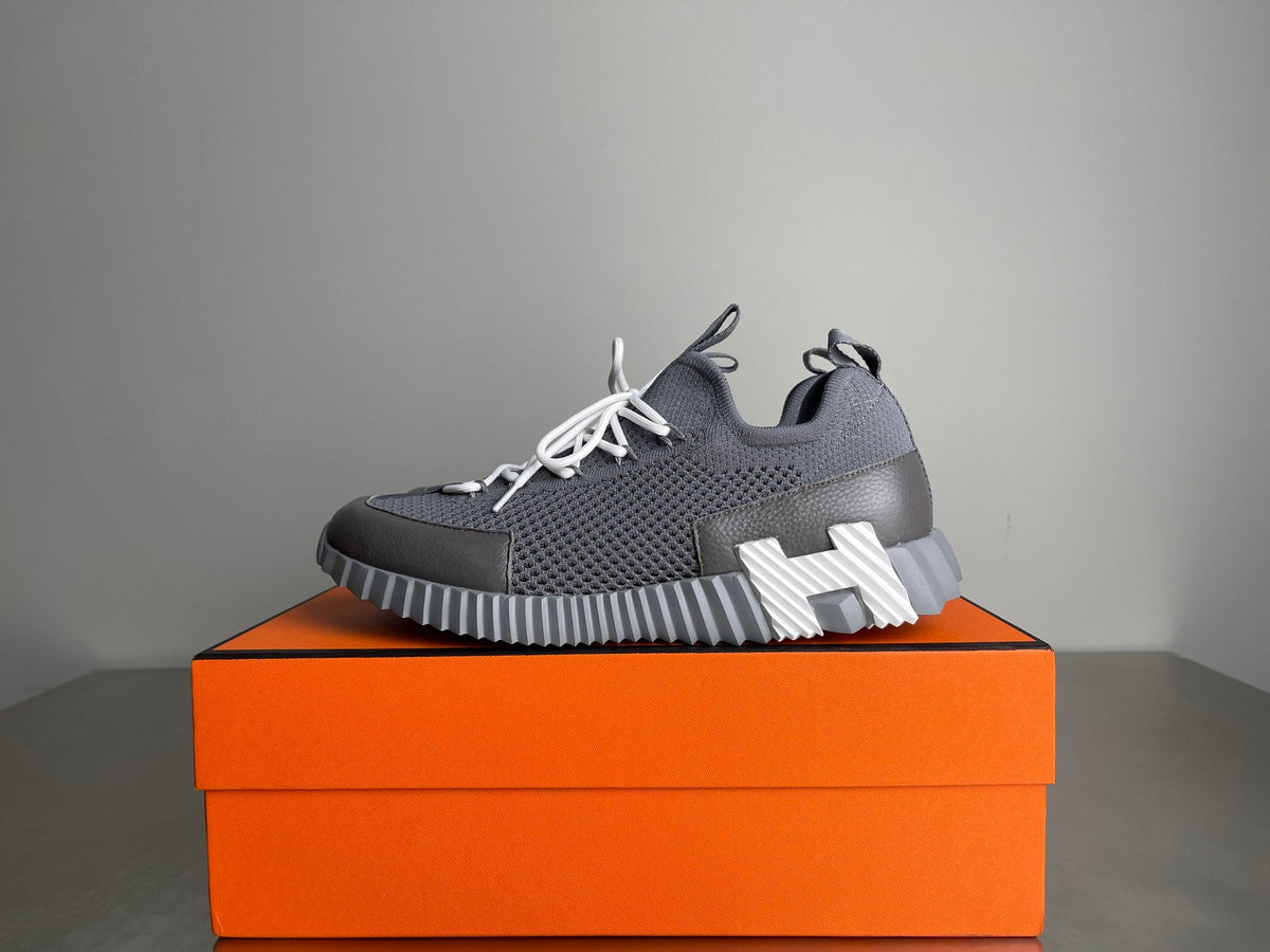 HM Men's 25 Lift Sneaker Grey Mesh Calfskin 703769