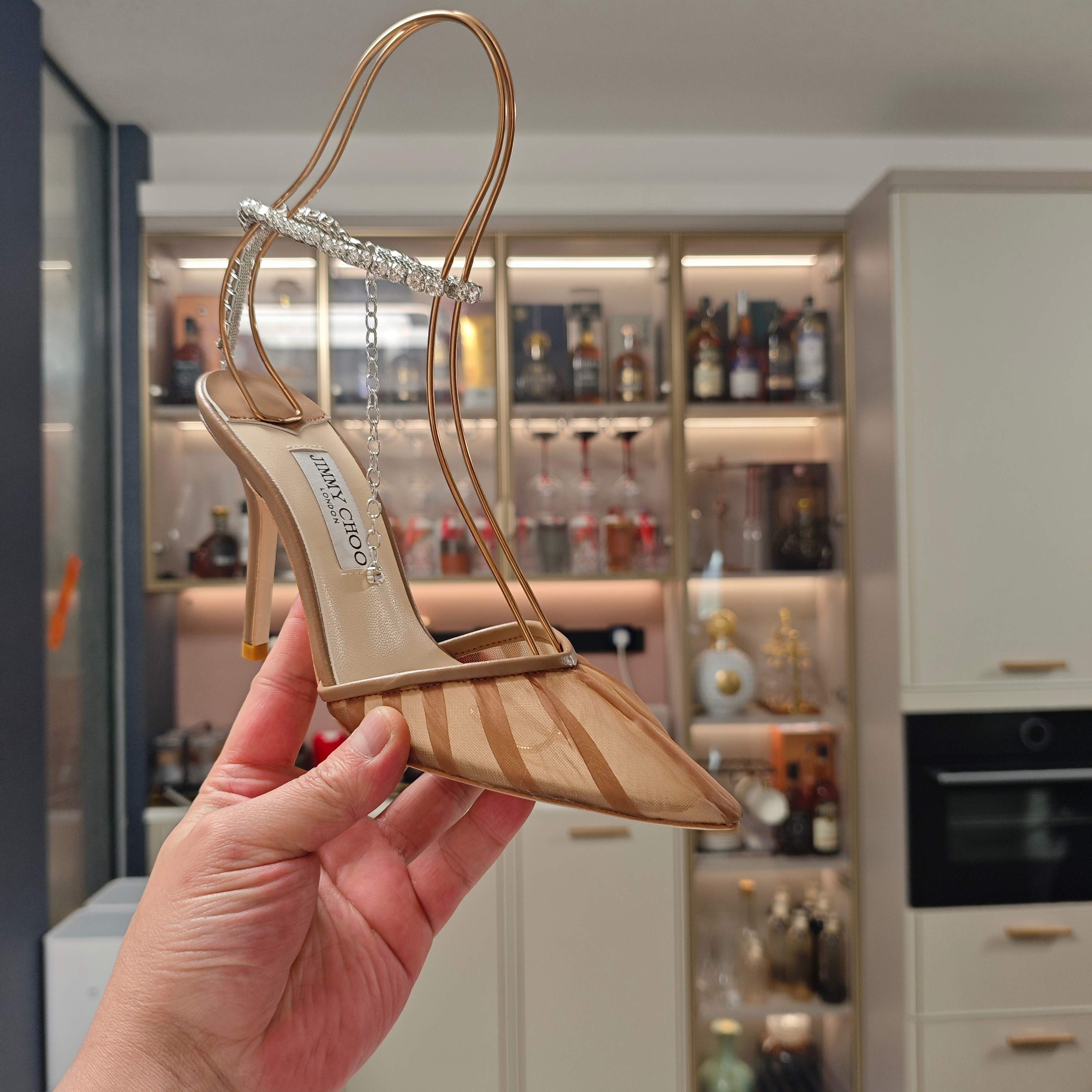 Jimmy 25 Seada 100 Pump Tan Brown Cowhide 240050