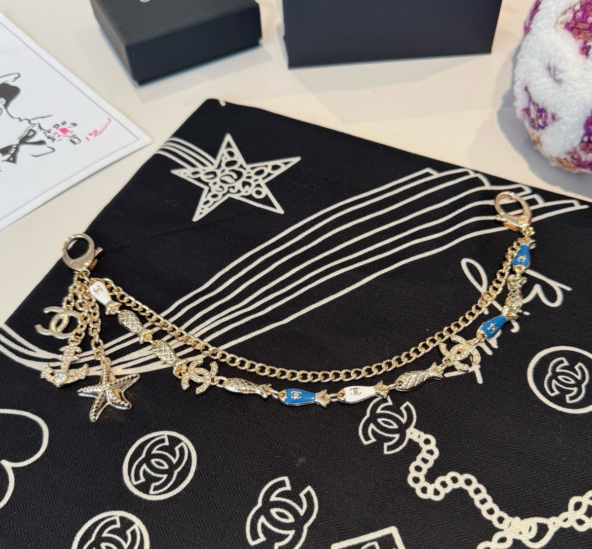 Chanel Marine Motif Bag Charm 546176